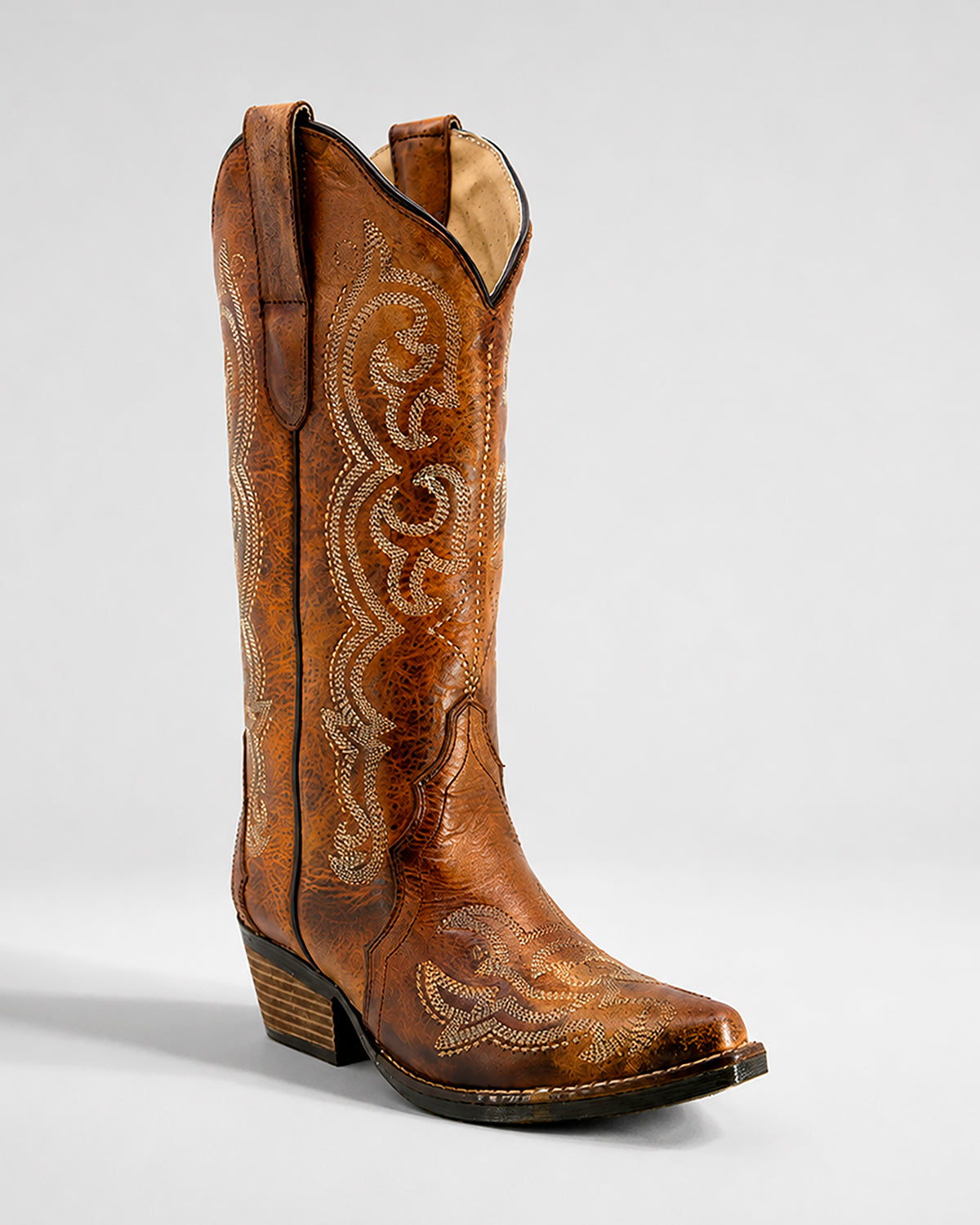 Bota Vaquera Piel 36198 Miel