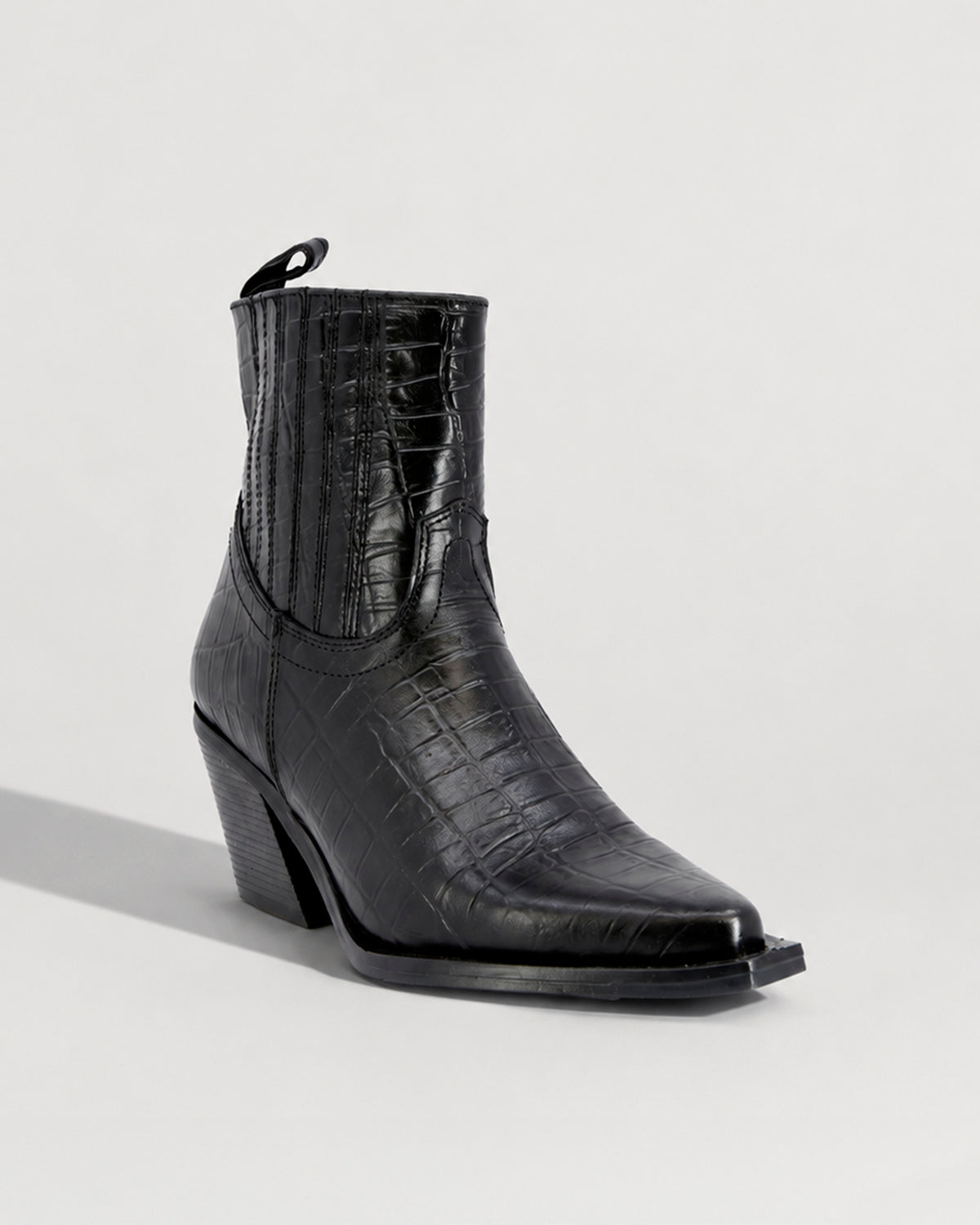 Botin Vaquero Piel 37662 Negro