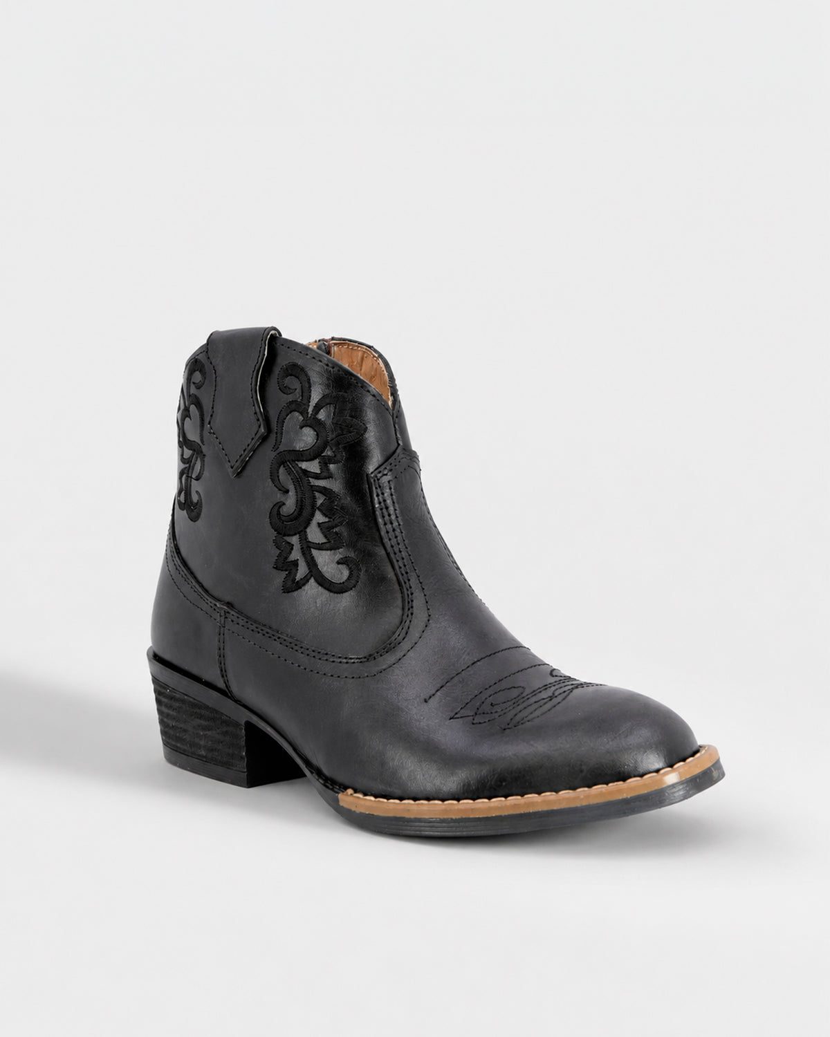 Botin Vaquero Piel 36214 Negro
