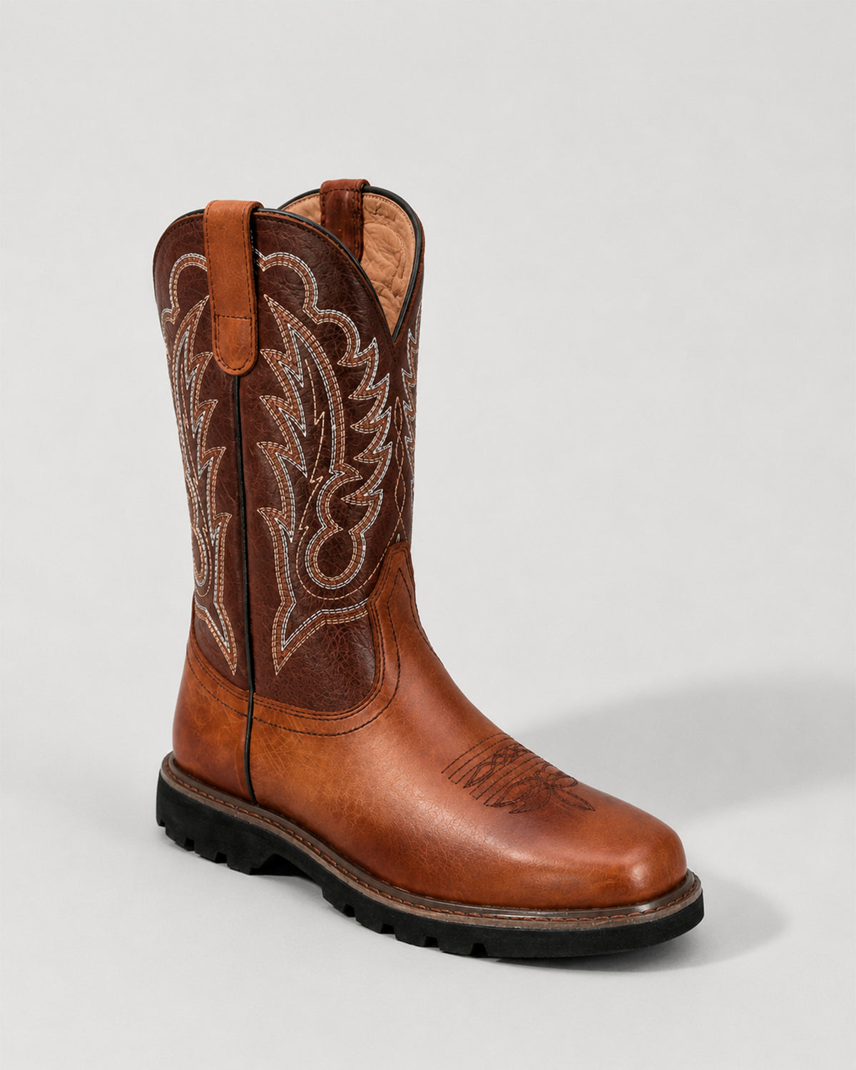 Bota Vaquera Piel 36203 Paja