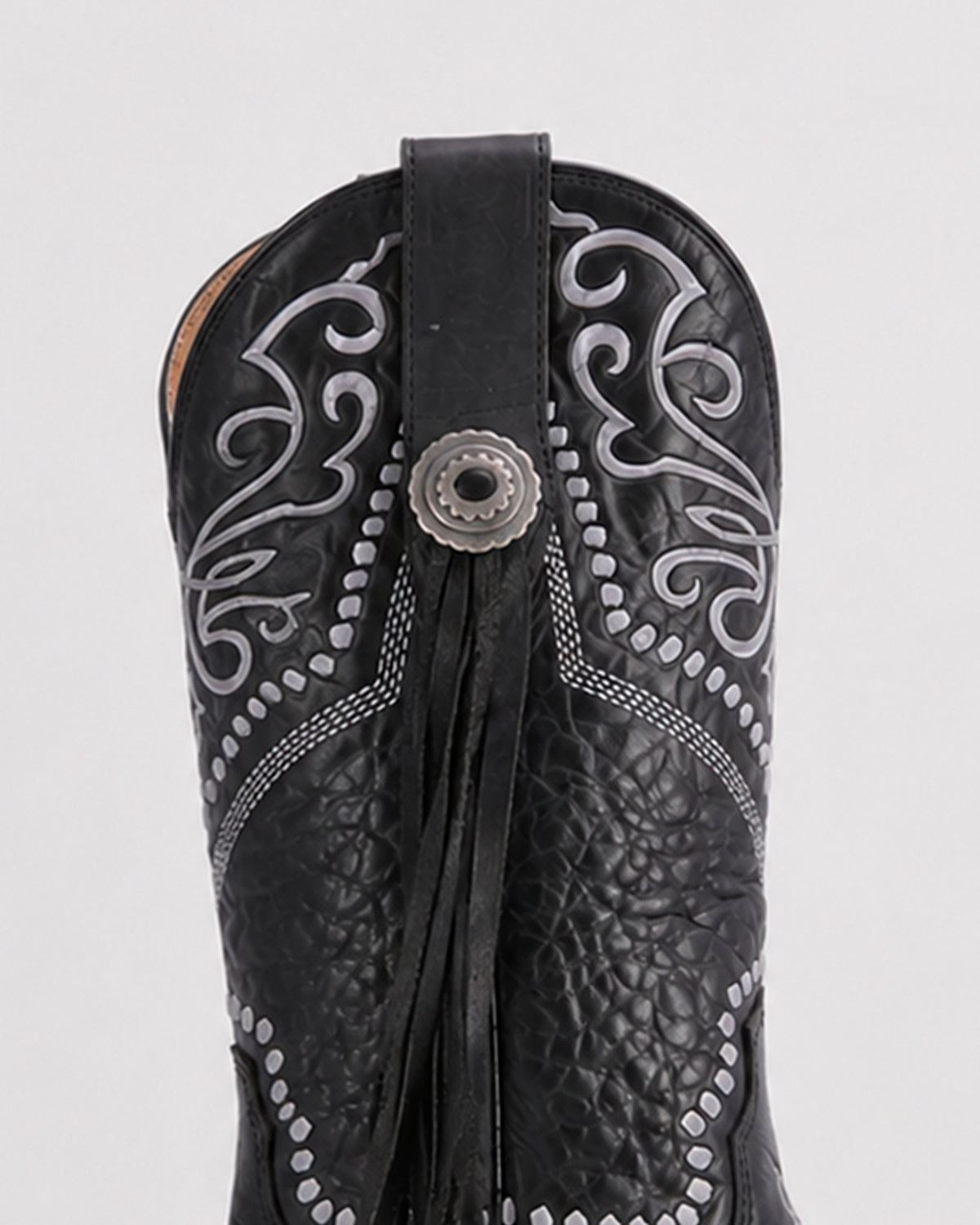 Bota Vaquera Piel 36443 Negro