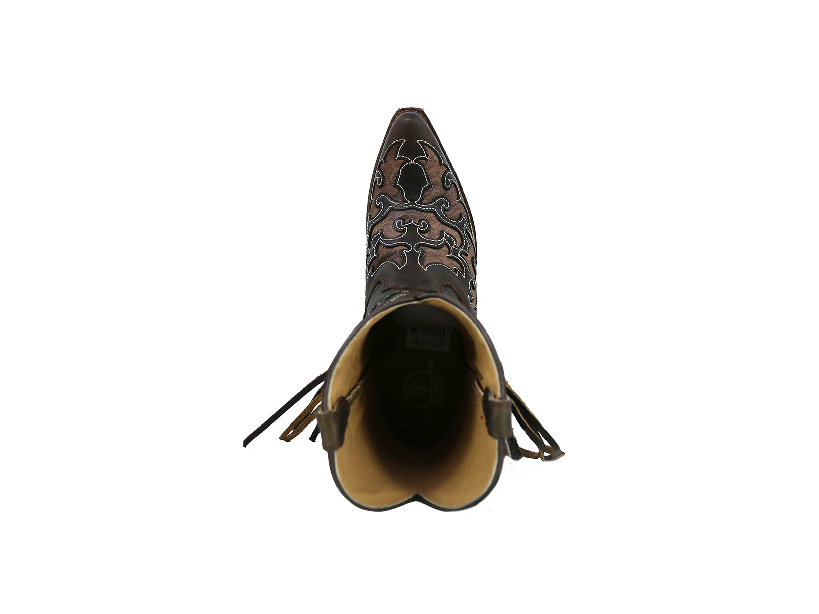 Bota Vaquera de Piel Mujer Barbas Rodeo Western Texaban