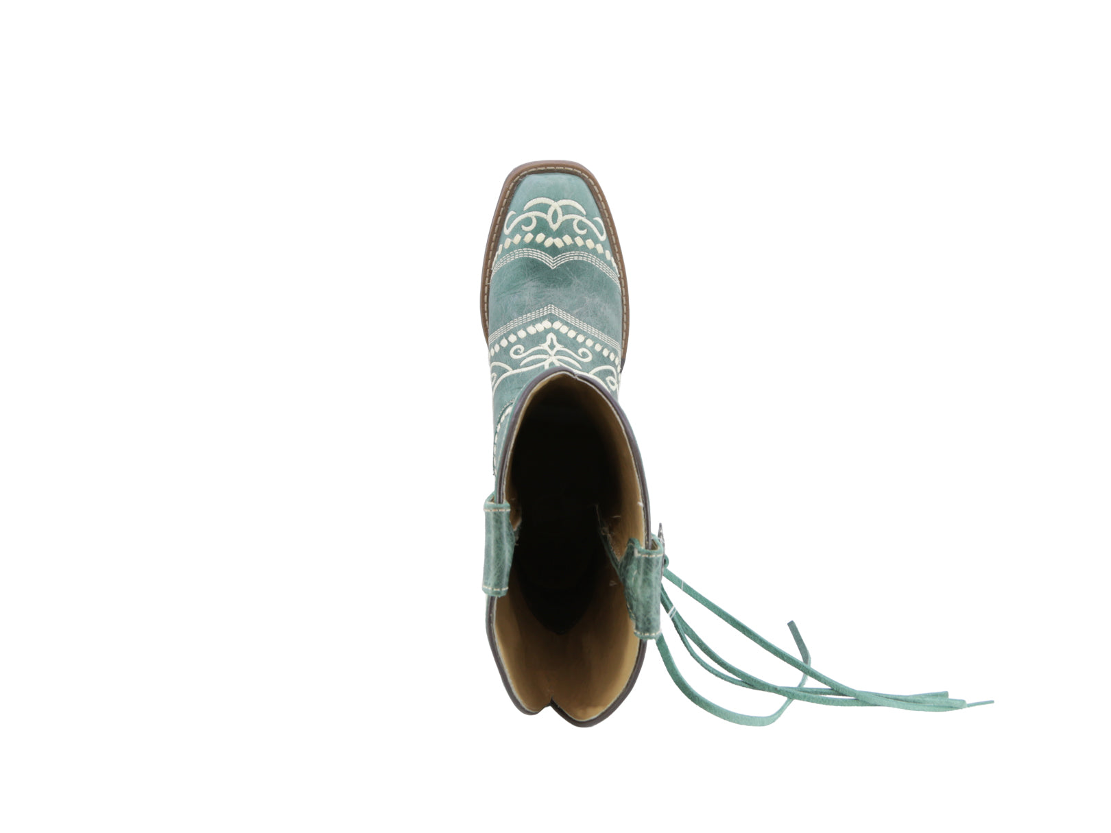 Bota Vaquera de Piel Ranchera Mujer Barbas Artesanal Texaban