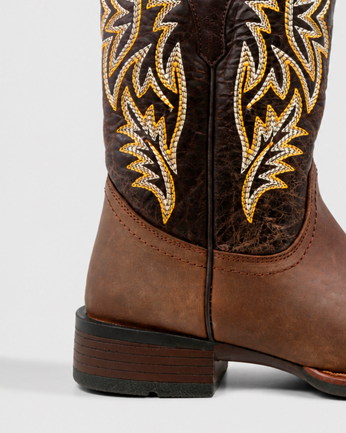 Bota Vaquera Piel Hombre Western Cowboy Rodeo Alamo Texaban