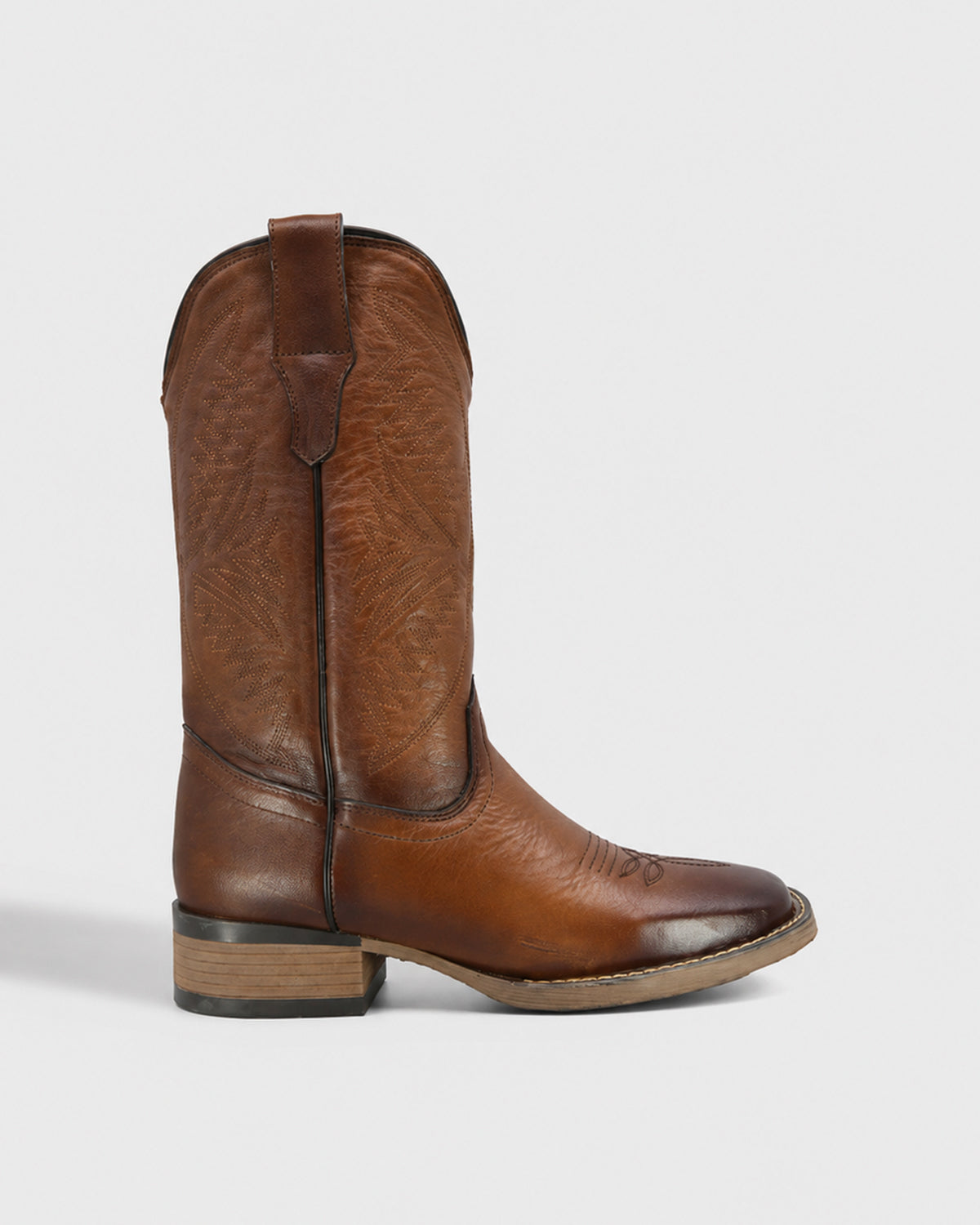 Bota Vaquera Piel 36210 Ocre