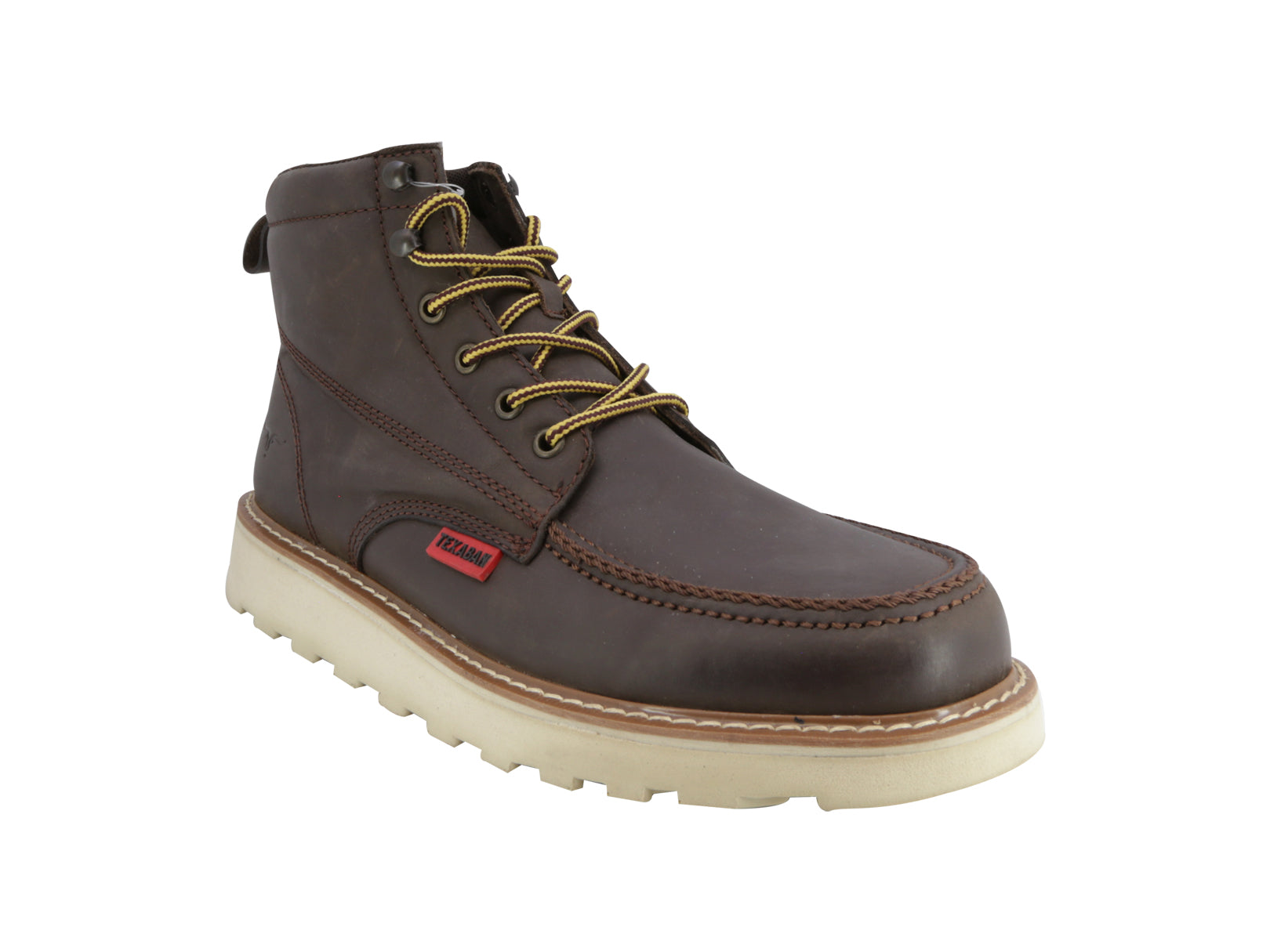 Botin Vaquera Piel Hombre Trabajo Resistente Cowboy Texaban