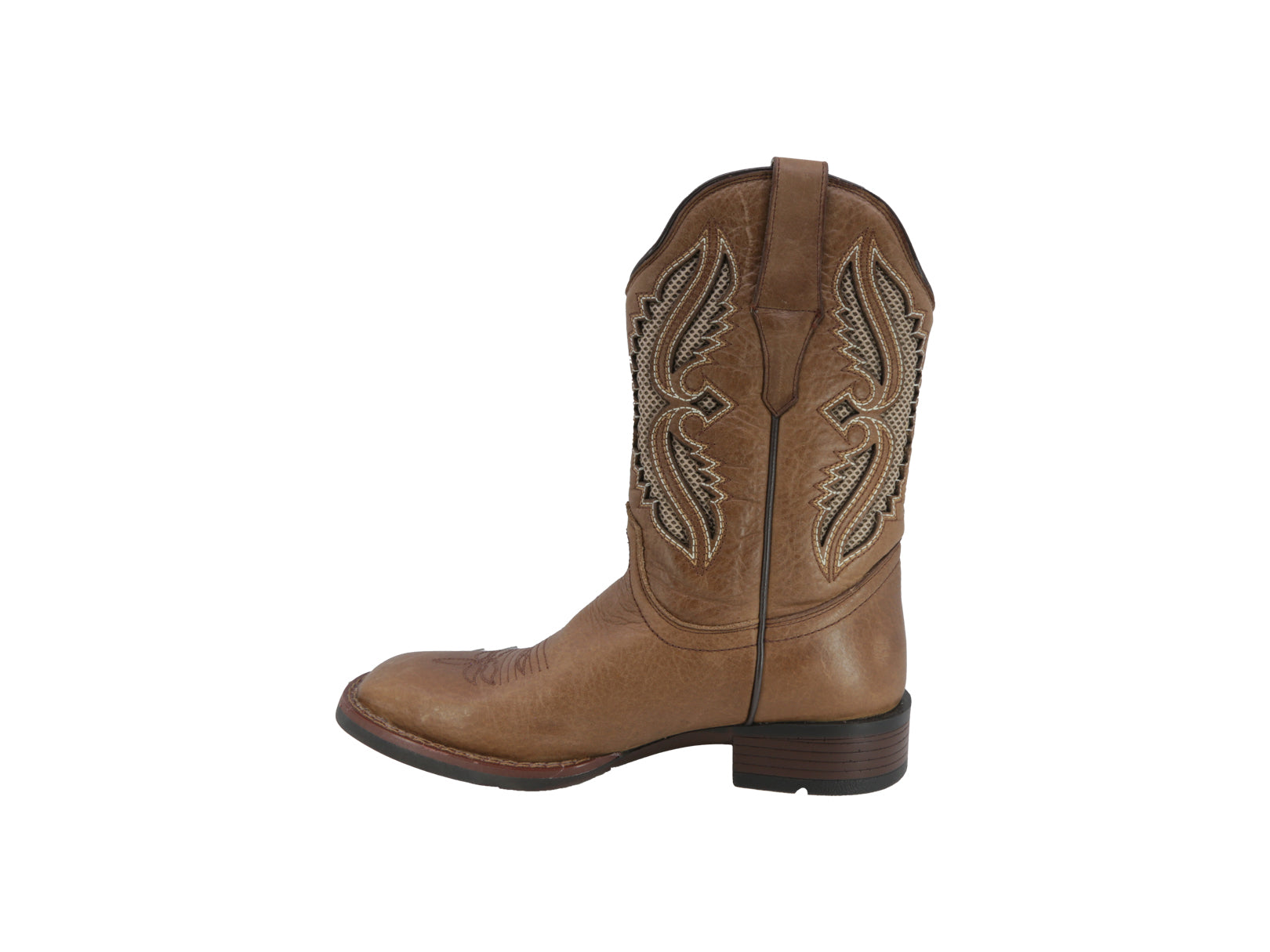 Bota Vaquera Piel Hombre Western Cowboy Rodeo Alamo Texaban