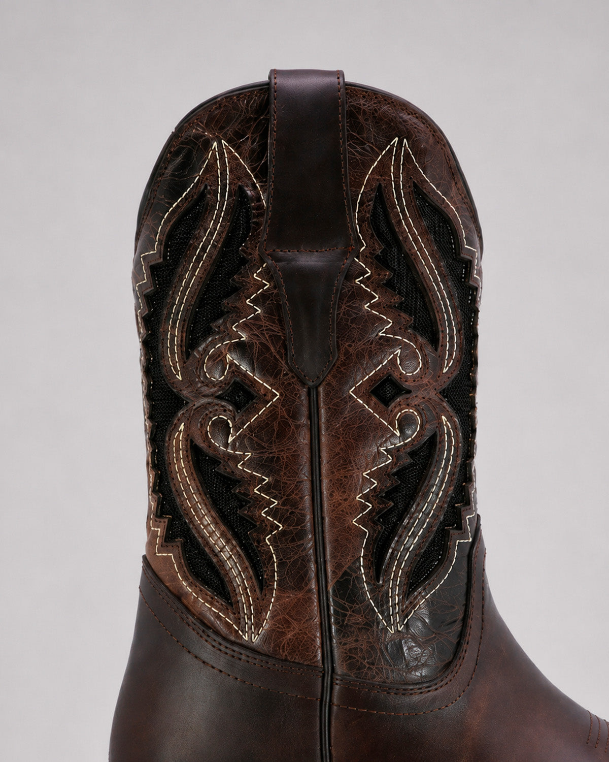 Bota Vaquera Piel Hombre Western Cowboy Rodeo Alamo Texaban