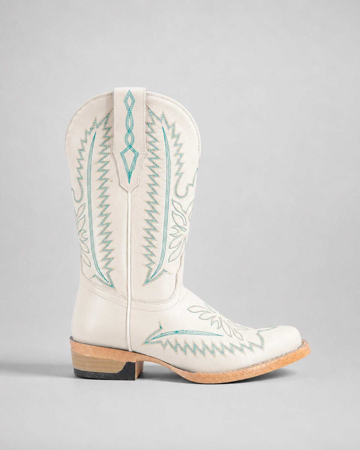 Bota Vaquera Mujer Piel Bordada Western Artesanal Texaban