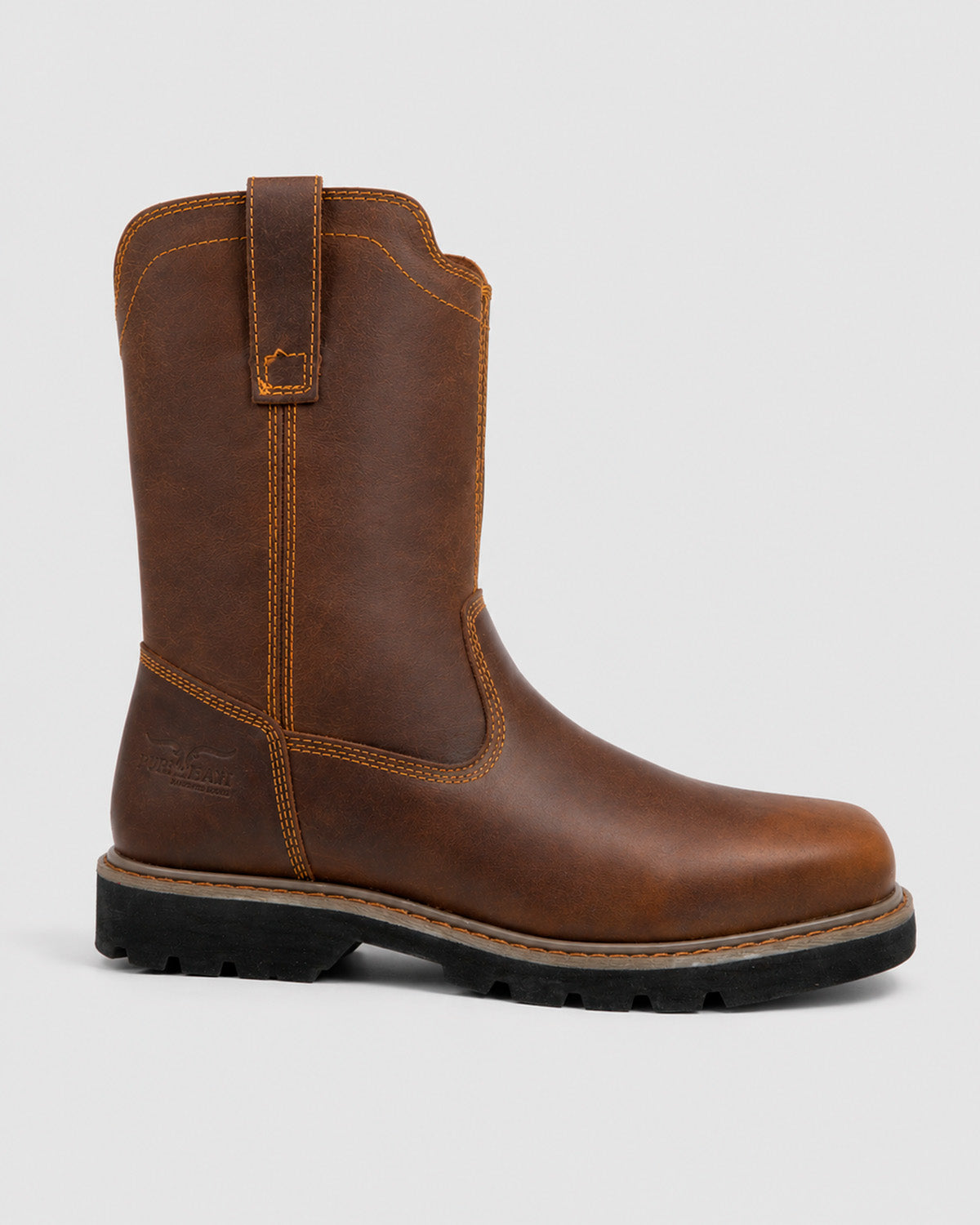 Bota Vaquera Piel Hombre Trabajo Resistente Cowboy Texaban