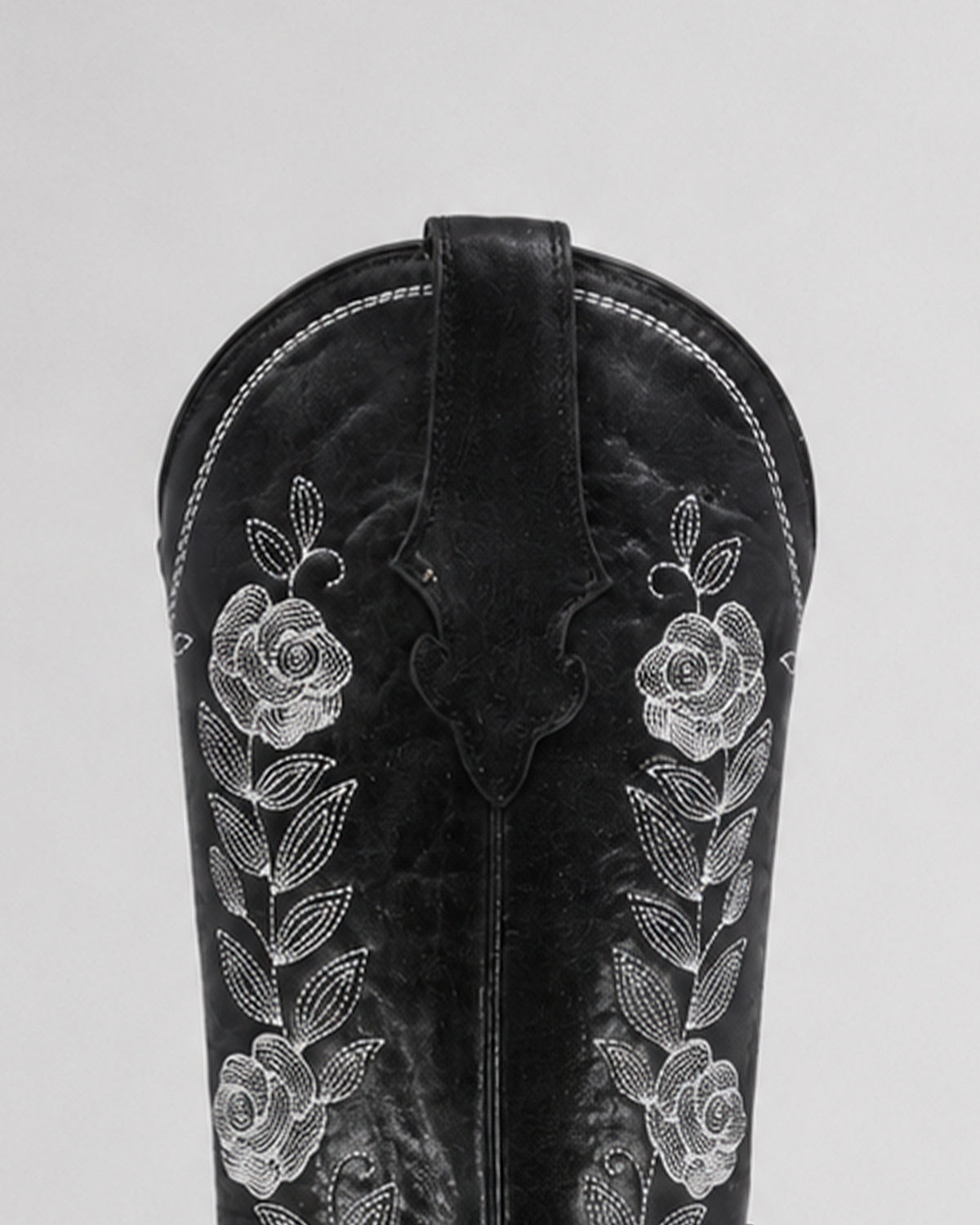 Bota Vaquera Piel 36425 Negra