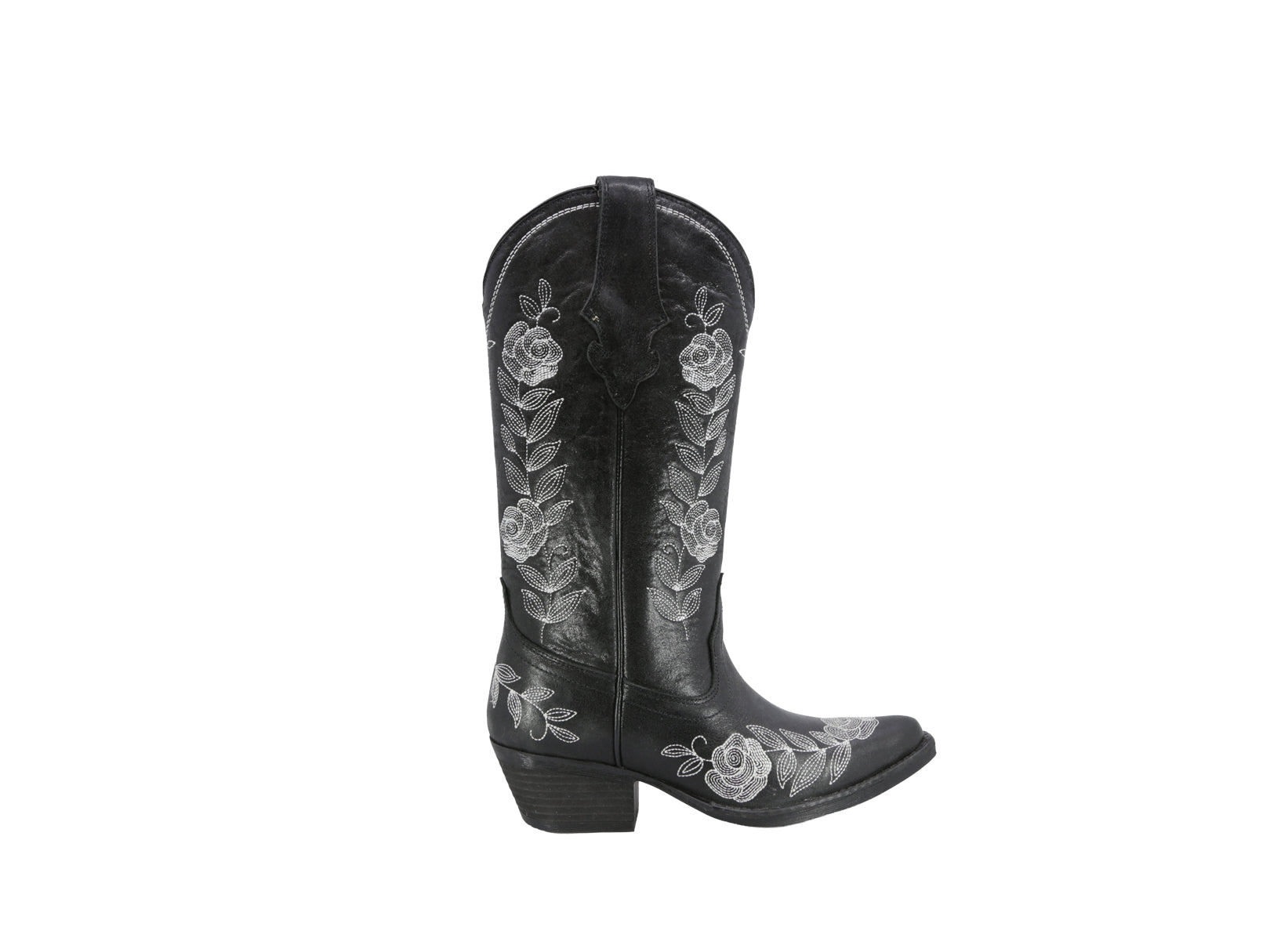 Bota Vaquera Texaban Eleonora 36425 Color Negra