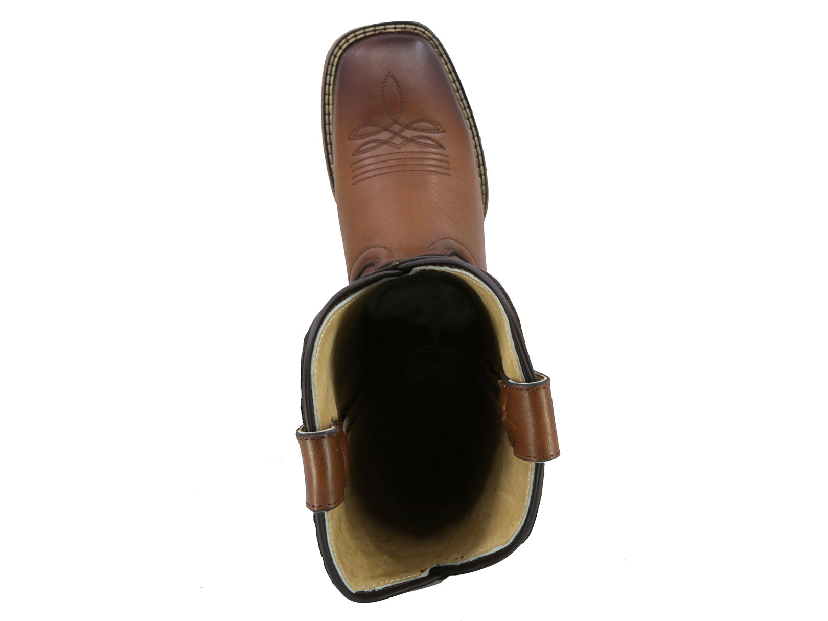 Bota Cowboy de Piel Texaban Texana 36210 Ocre para Mujer