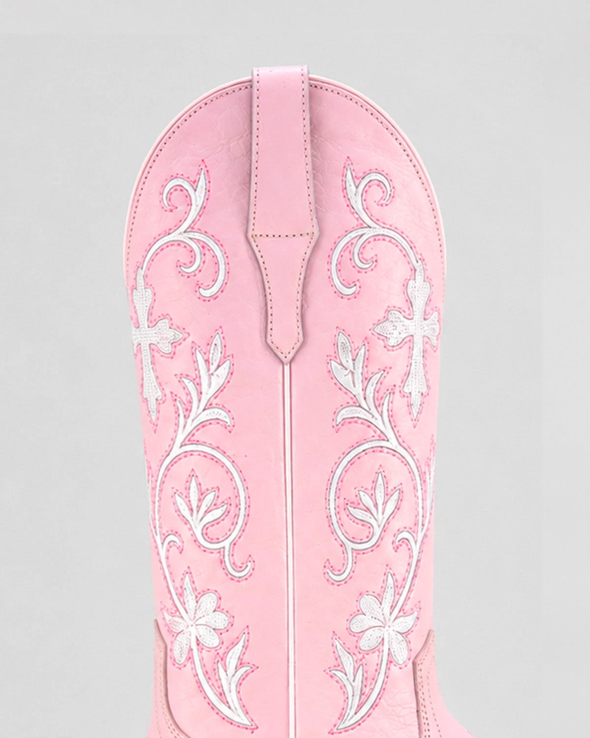 Bota Vaquera Piel 36400 Rosa