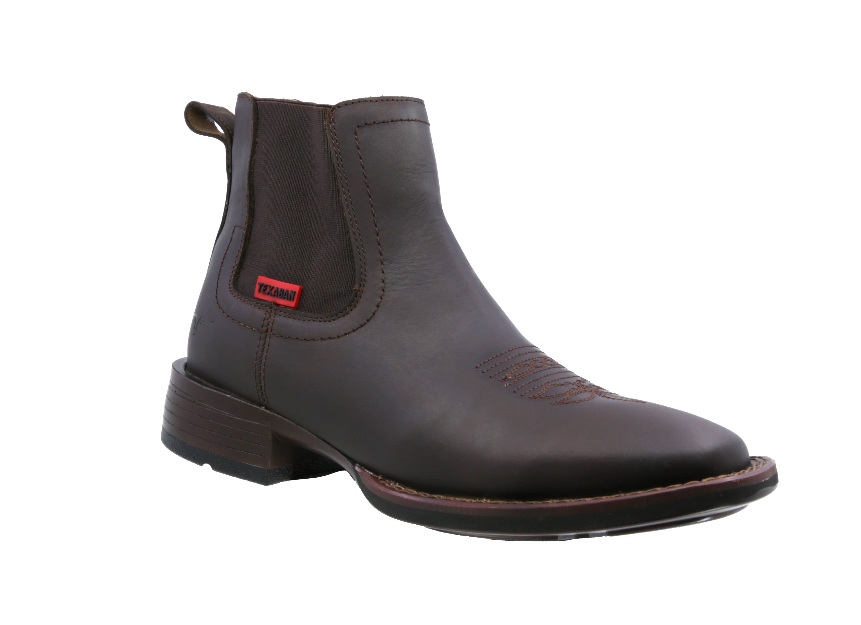 Botin Vaquero Piel para Hombre Casual Western Alamo Texaban