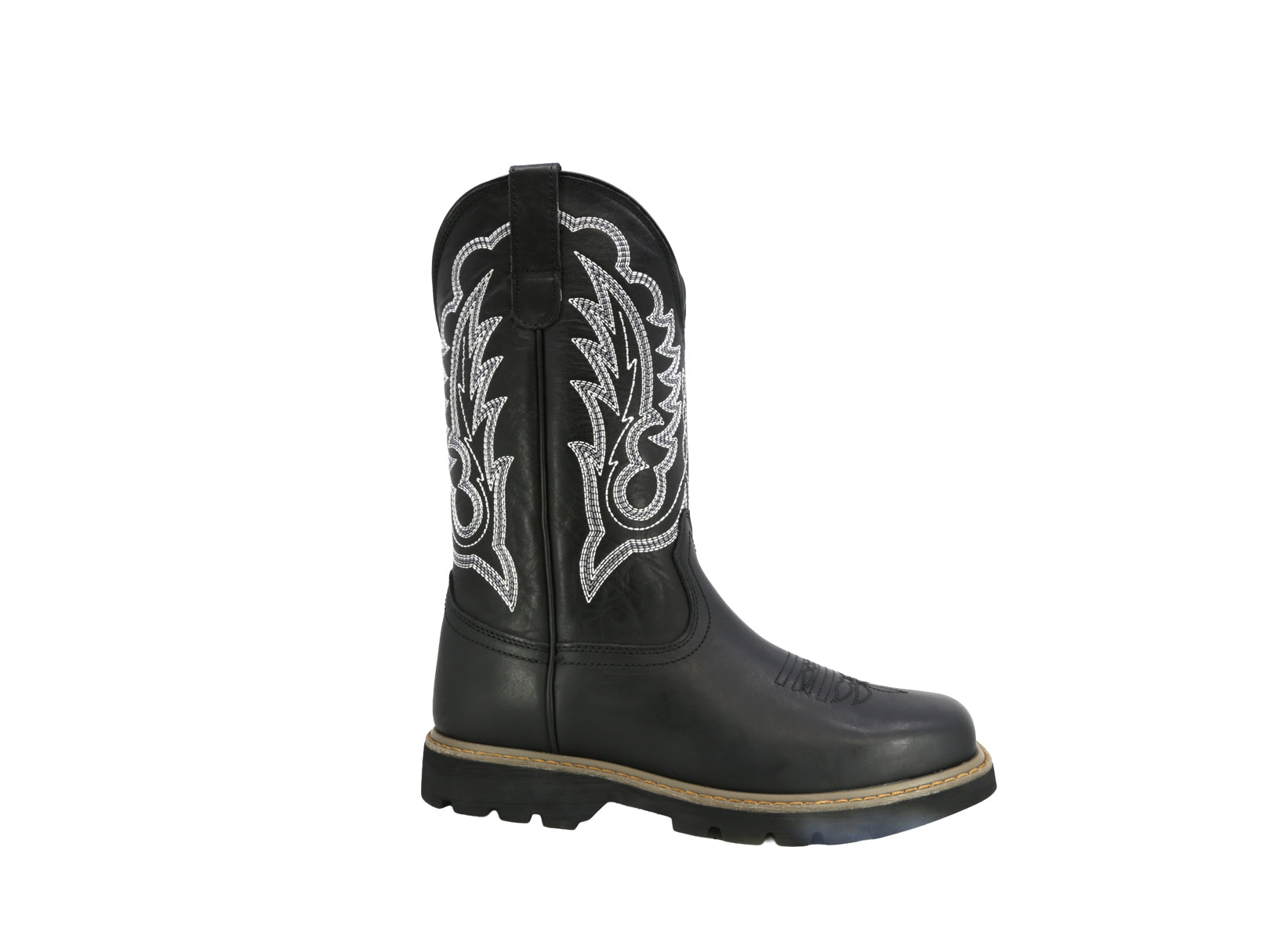 Bota Vaquera Piel Hombre Trabajo Resistente Cowboy Texaban