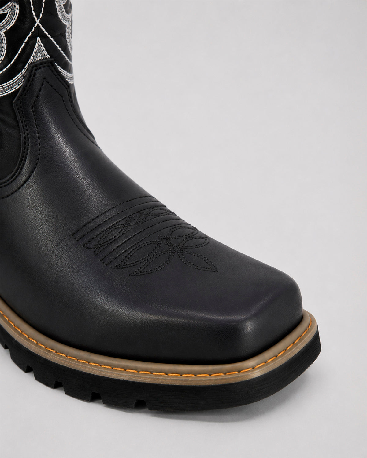 Bota Vaquera Piel Hombre Trabajo Resistente Cowboy Texaban