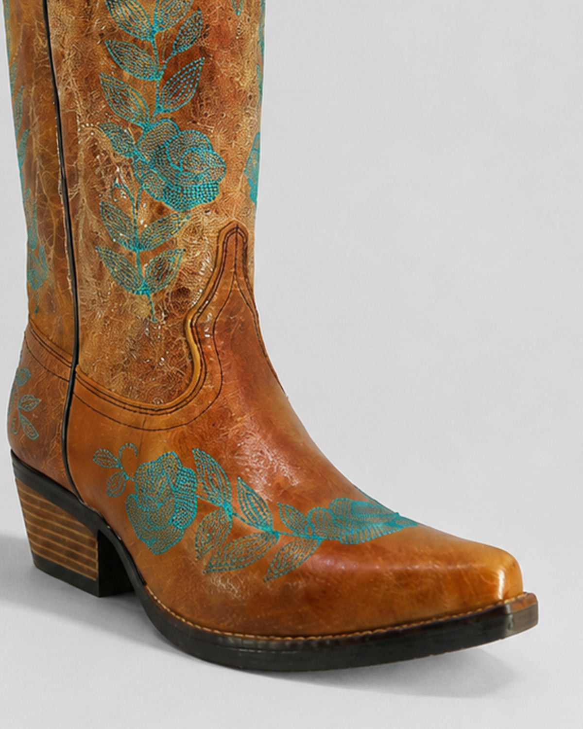 Bota Vaquera Piel 36425 Gold
