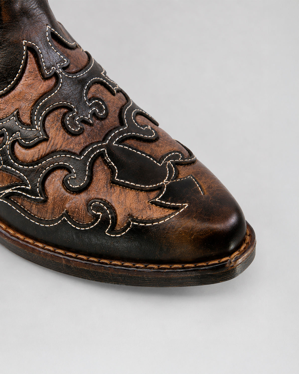 Bota Vaquera Piel 36196 Negro