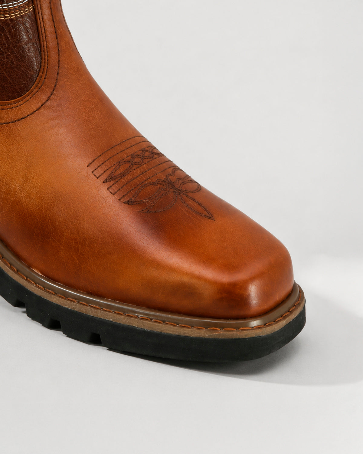 Bota Vaquera Piel Hombre Trabajo Resistente Cowboy Texaban