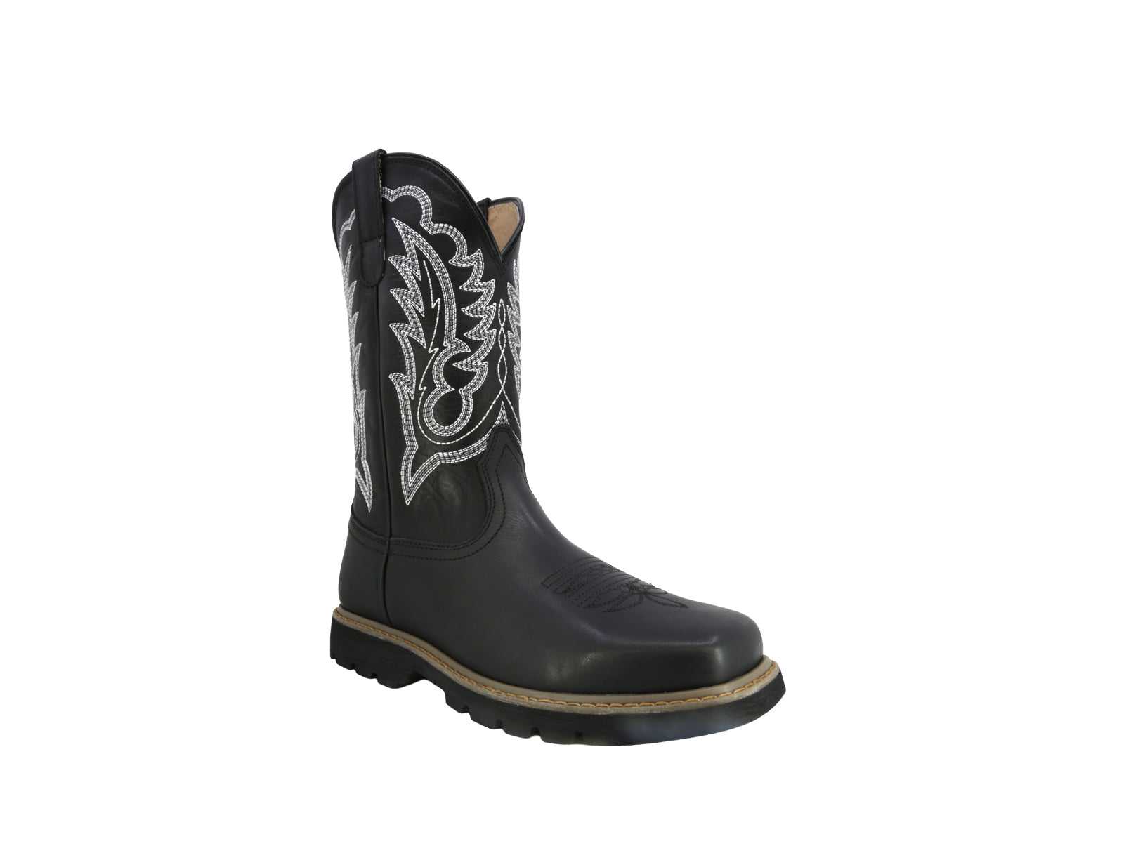 Bota Vaquera Piel Hombre Trabajo Resistente Cowboy Texaban