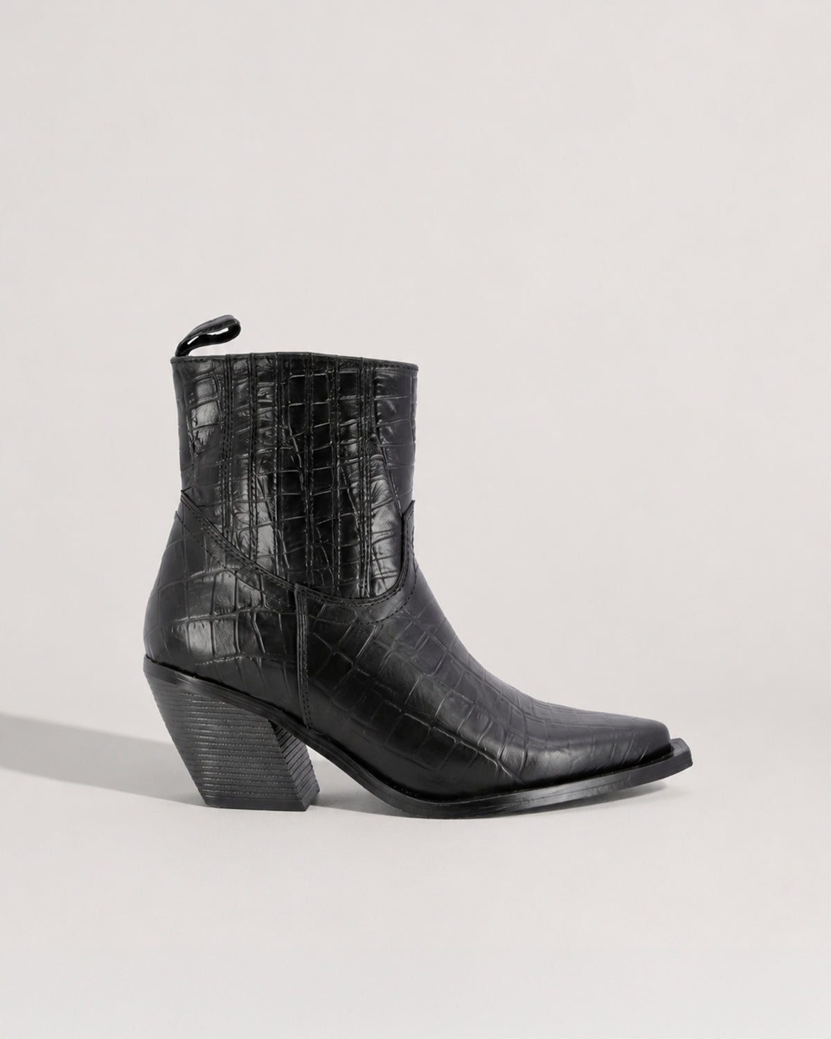 Botin Vaquero Piel 37662 Negro