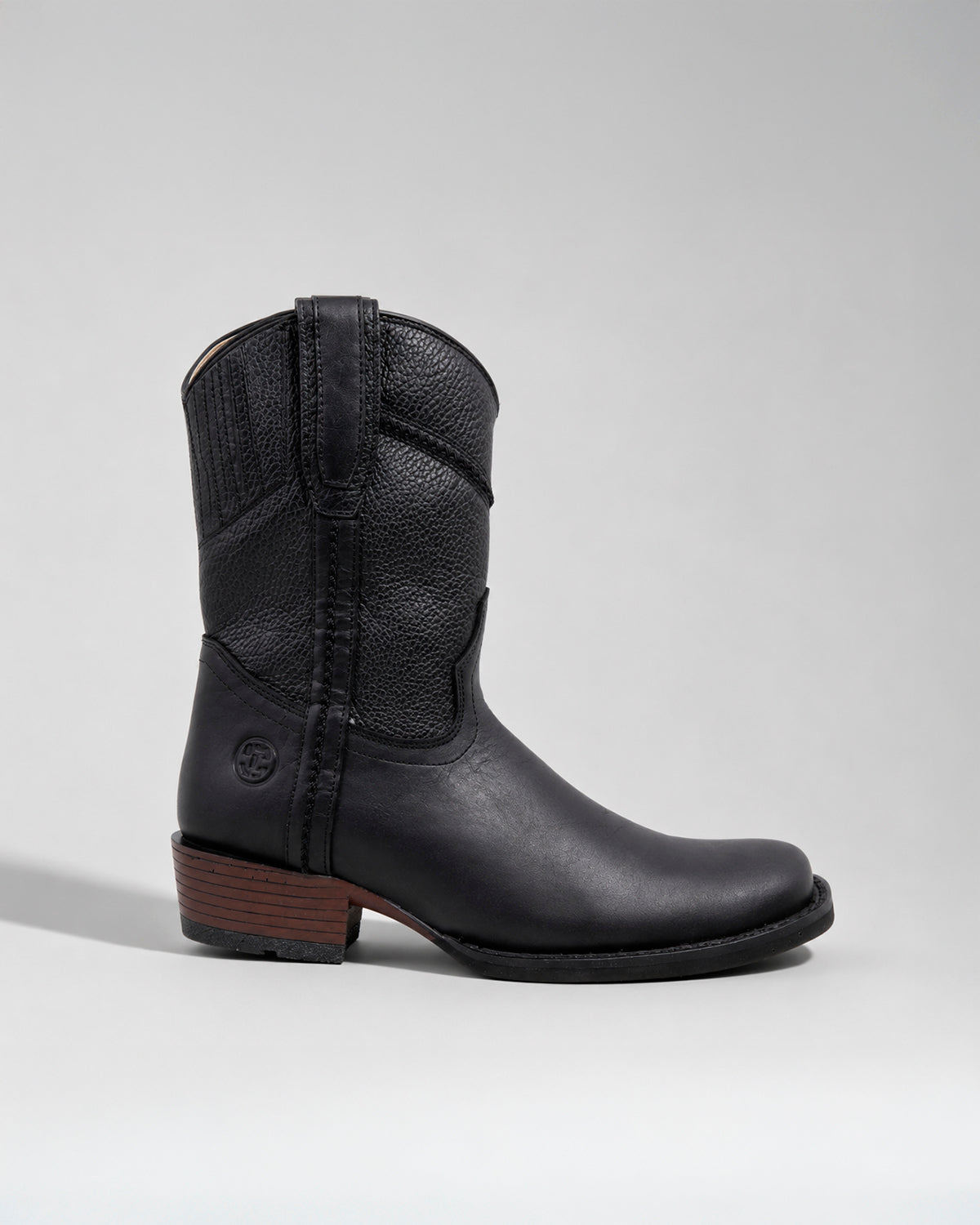 Botin Vaquero Piel 36465 Negro