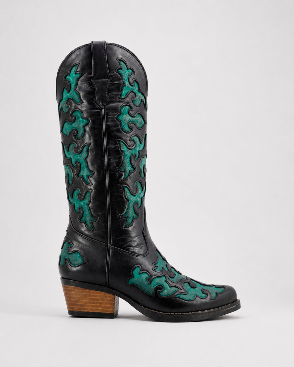 Bota Vaquera Piel 36199 Negro