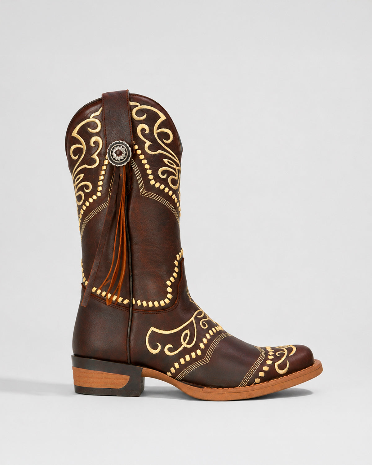 Bota Vaquera Piel 36443 Café