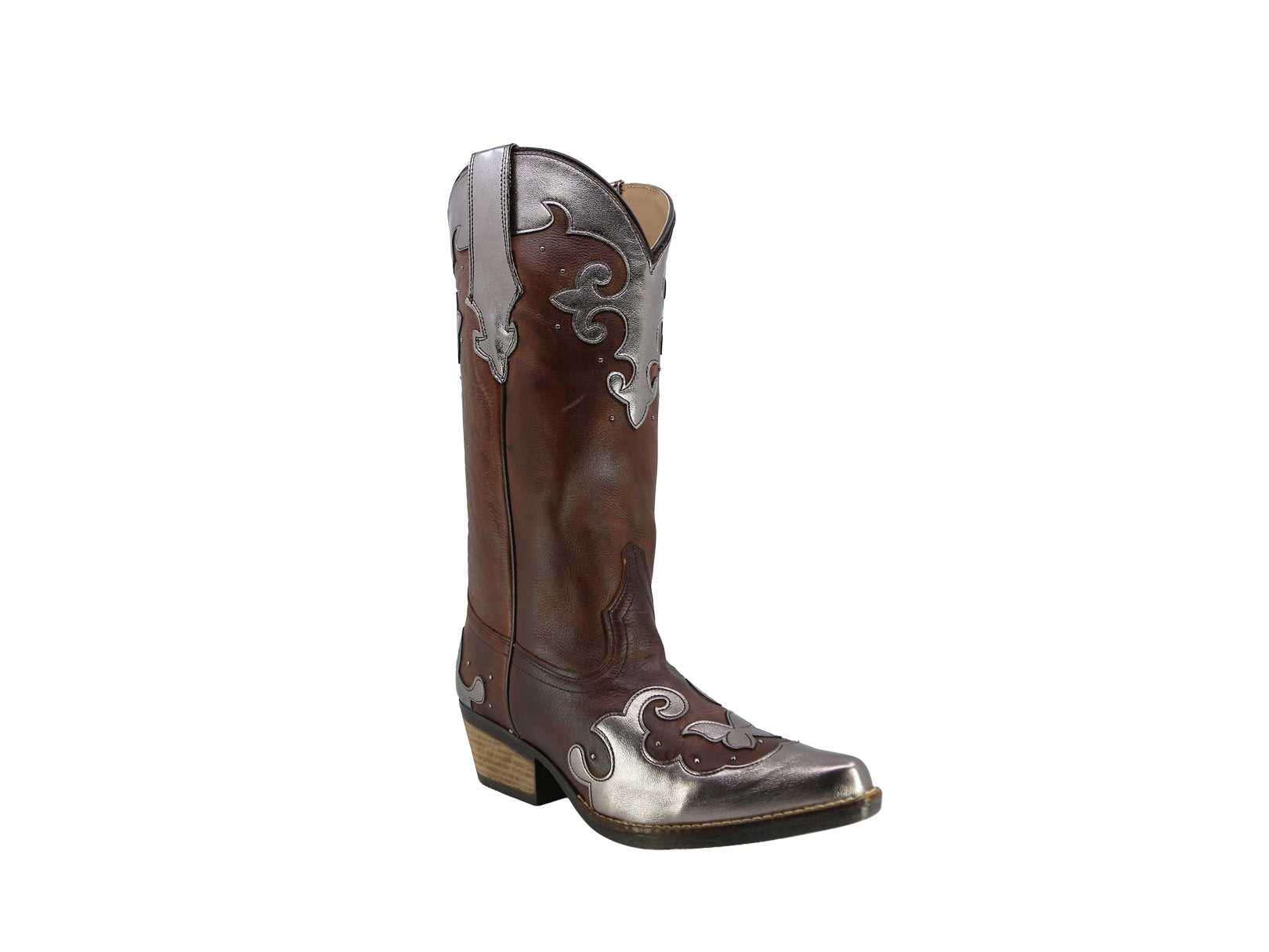 Bota Vaquera Texaban Eleonoara 36423 Café para Dama