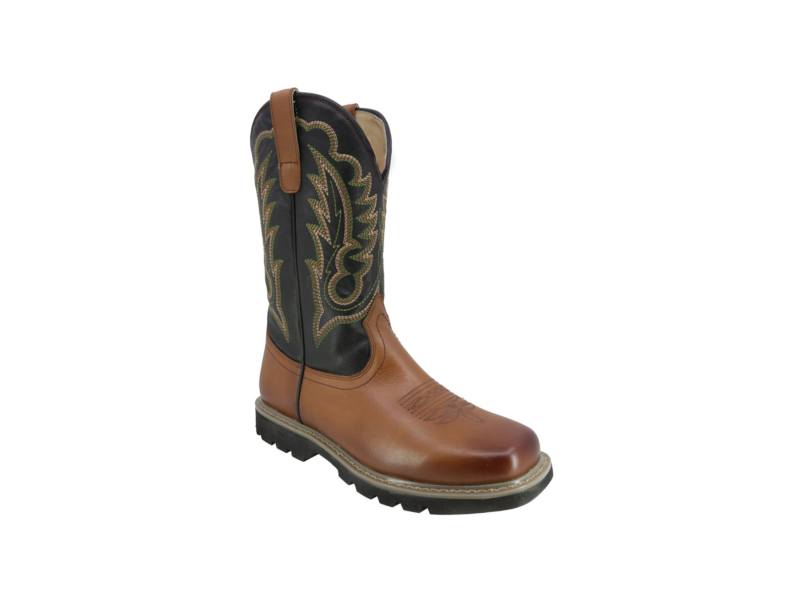 Bota Vaquera Piel Hombre Trabajo Resistente Cowboy Texaban