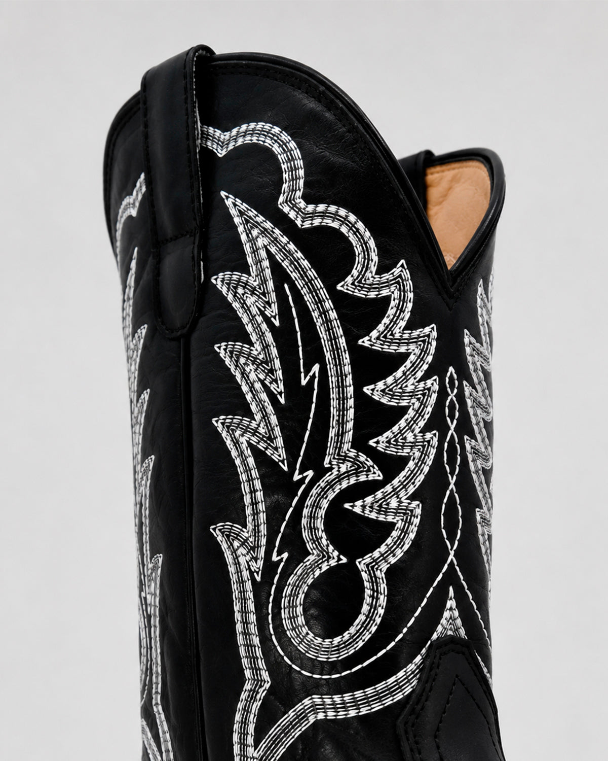 Bota Vaquera Piel 36203 Negro
