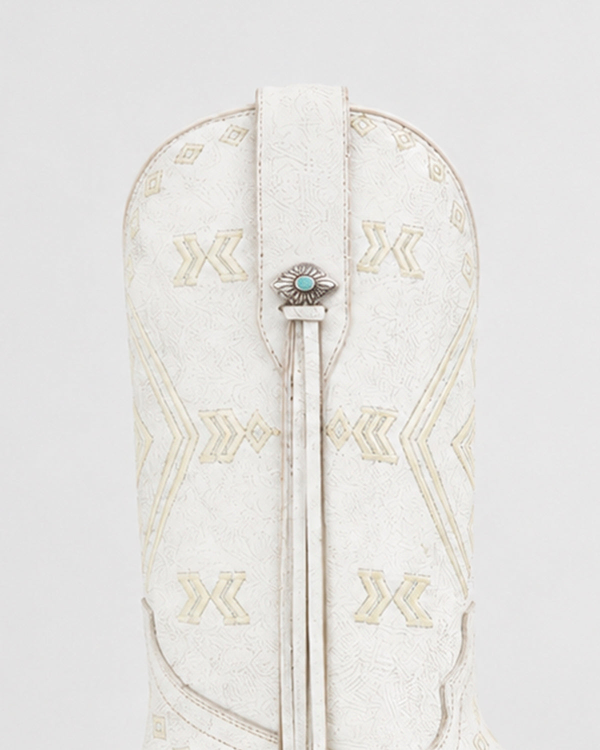 Bota Vaquera Piel 36444 Blanco