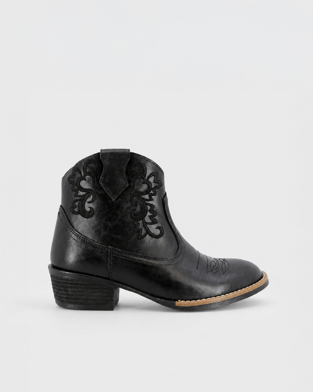 Botin Vaquero Piel 36214 Negro