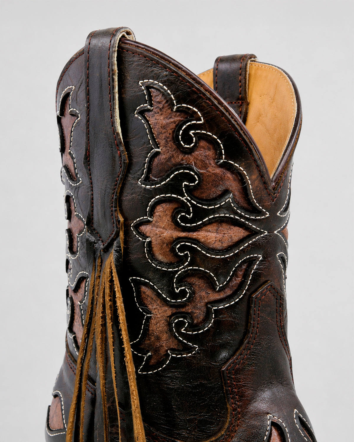 Bota Vaquera Piel 36196 Negro