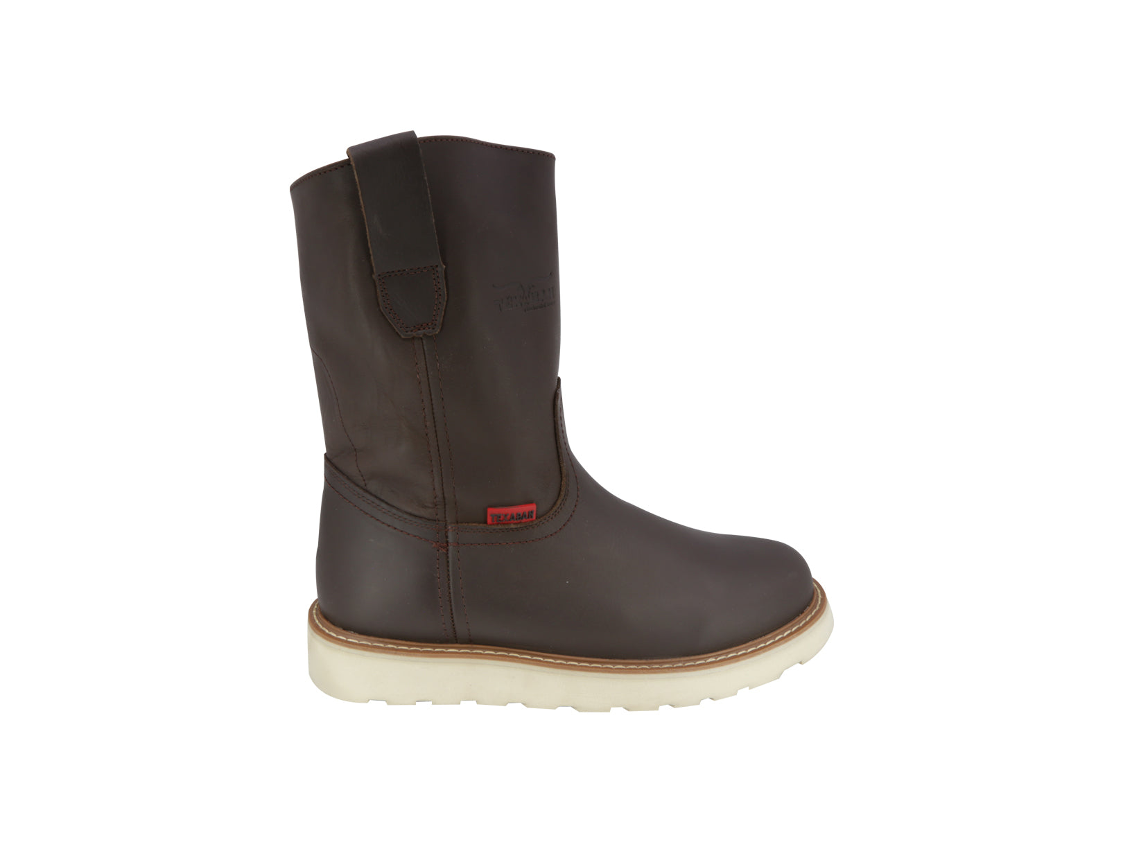 Botin Vaquera Piel Hombre Trabajo Resistente Cowboy Texaban