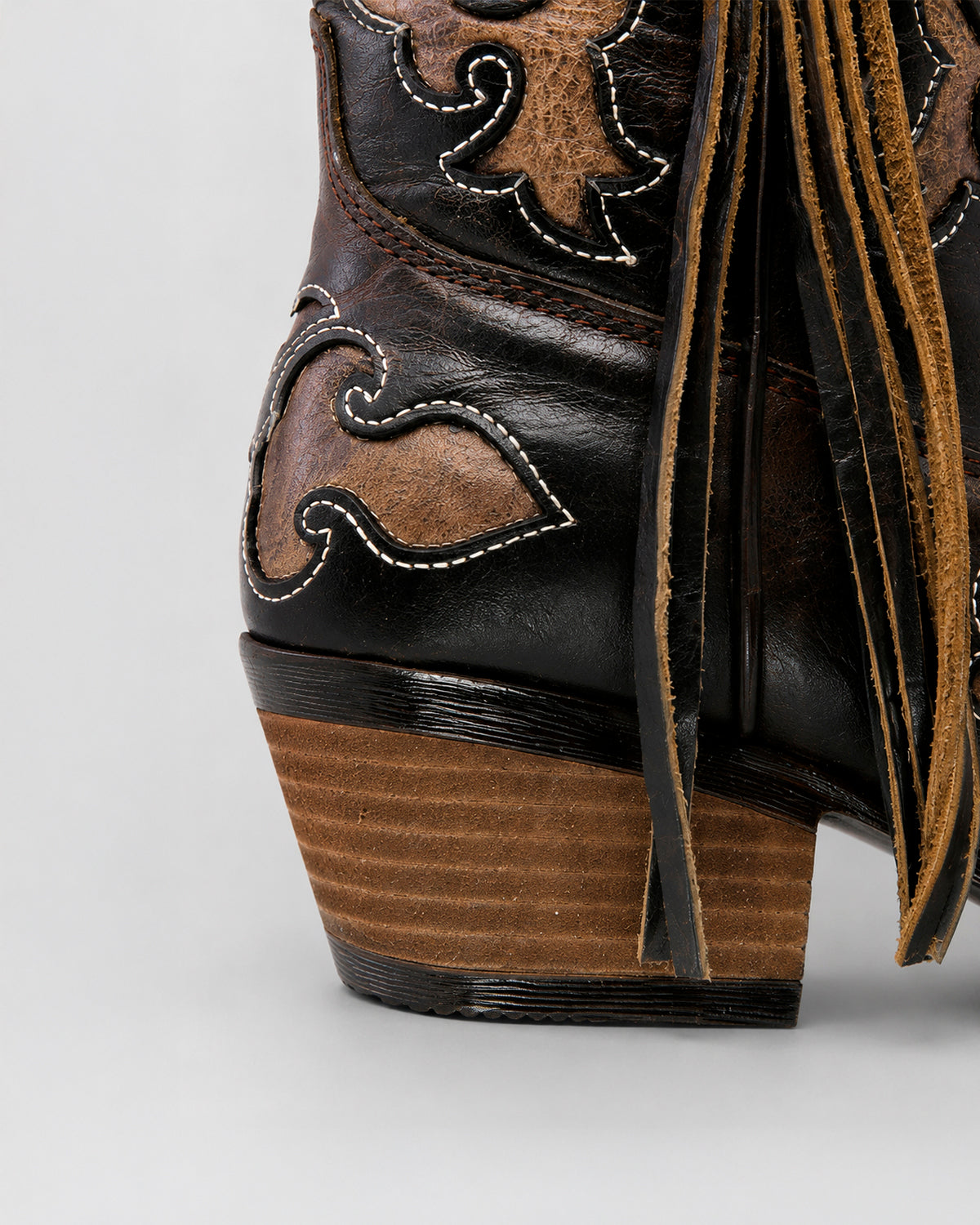 Bota Vaquera Piel 36196 Negro