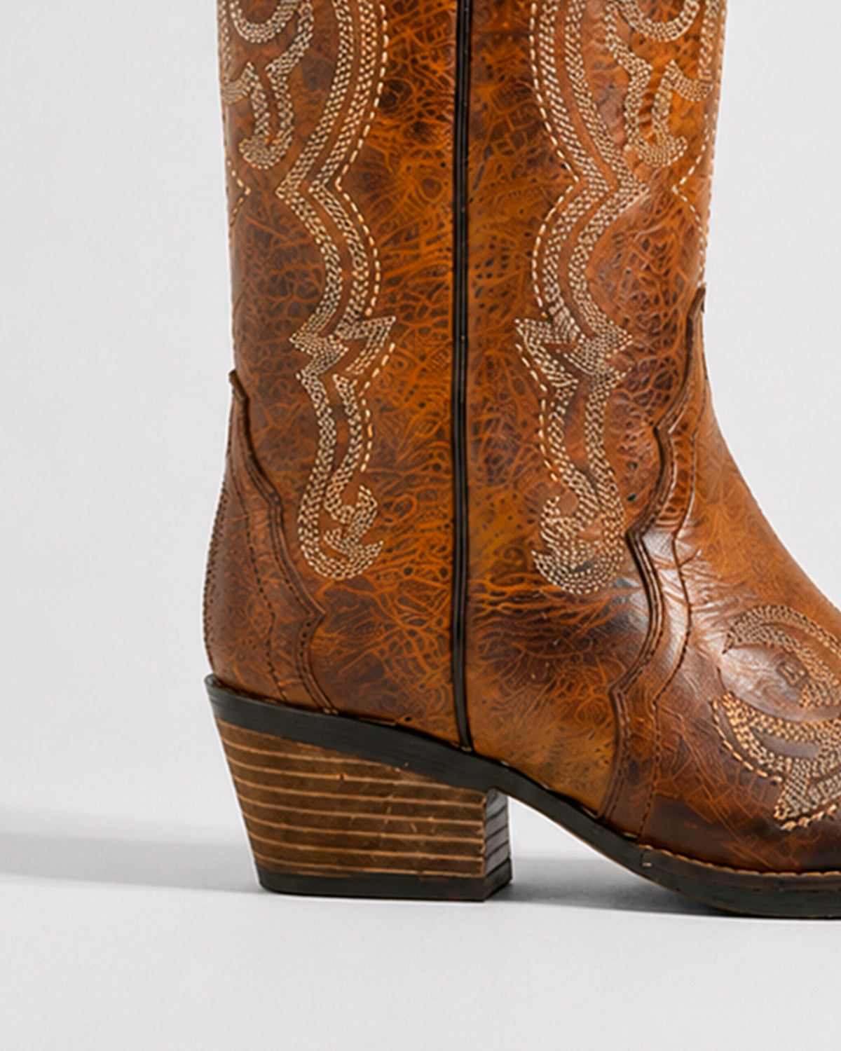 Bota Vaquera Piel 36198 Miel