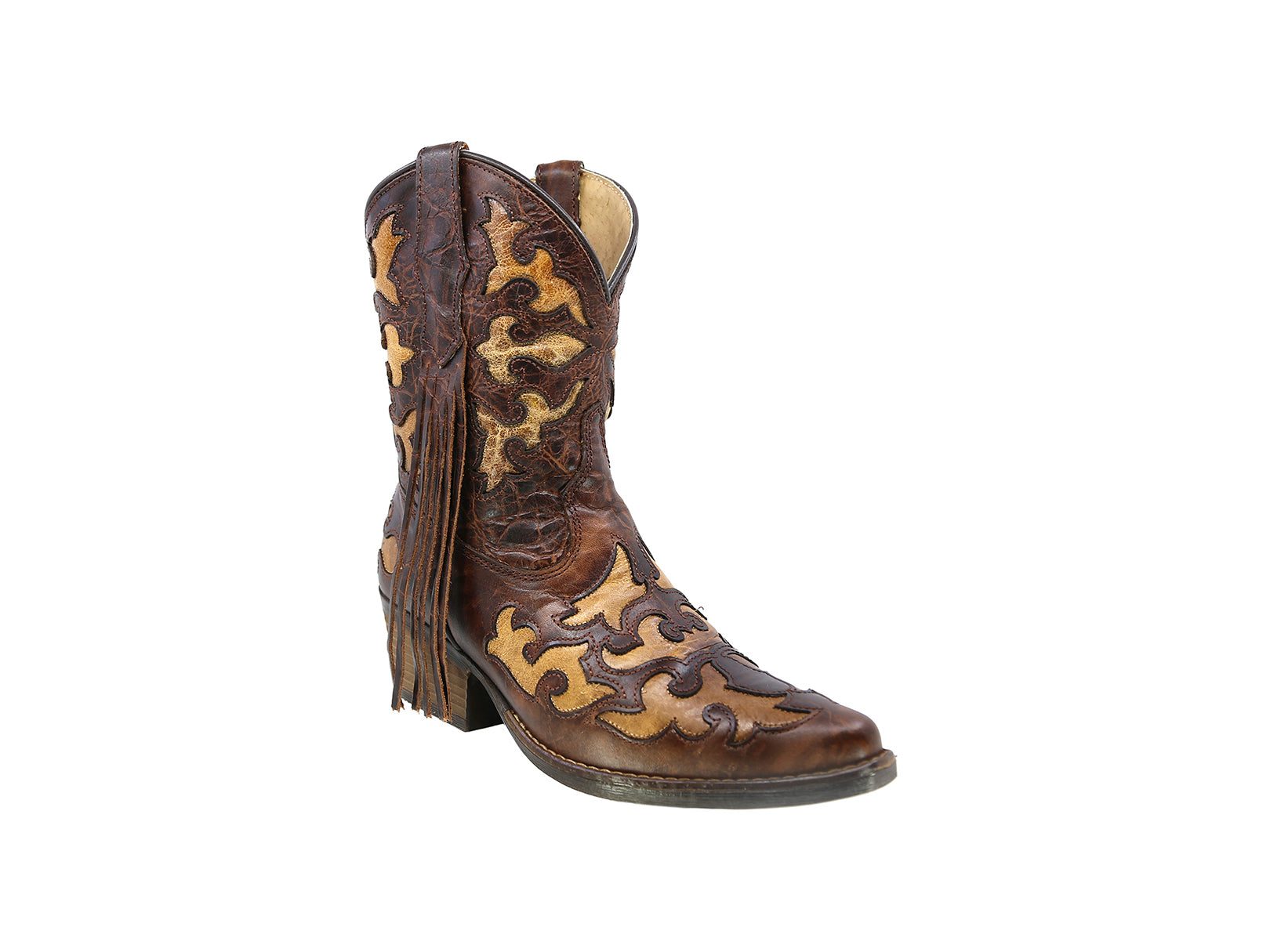 Bota Vaquera de Piel Mujer Barbas Rodeo Western Texaban