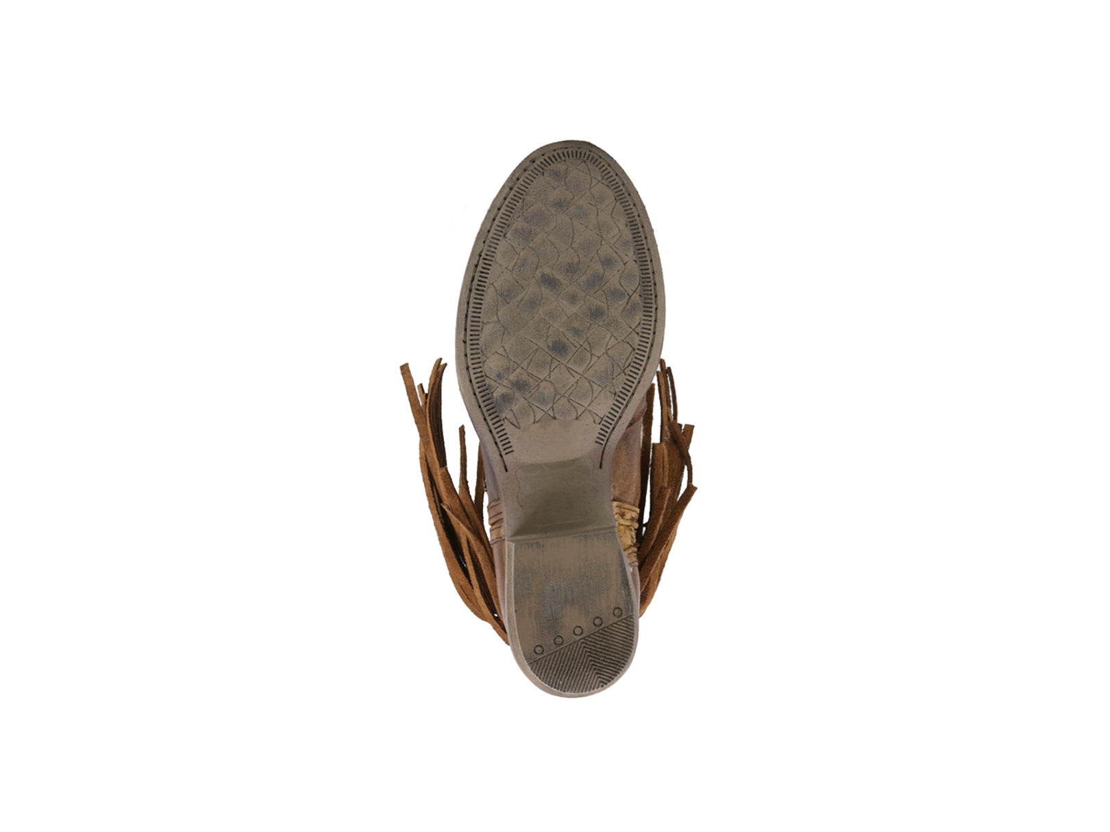 Botin Vaquero de Piel Mujer Western Barbas Casual Texaban