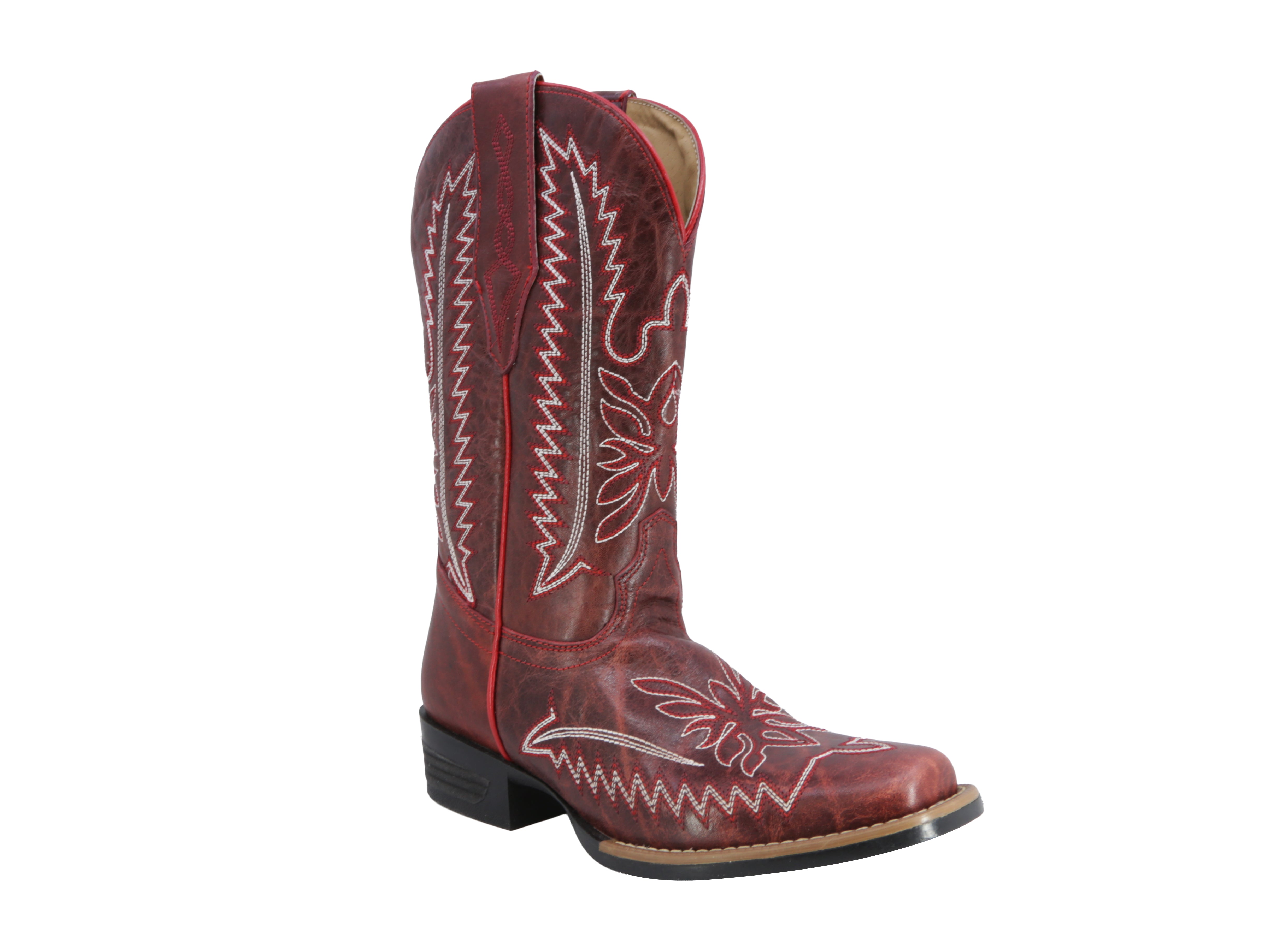Bota Texaban Baluarte 36442 Roja para Dama