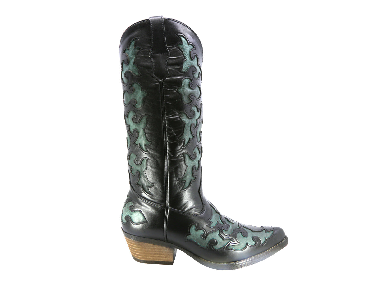 Bota Vaquera de Piel Tipo Rodeo Western Mujer Texaban