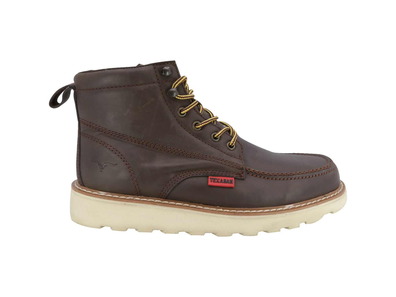 Botin Vaquera Piel Hombre Trabajo Resistente Cowboy Texaban