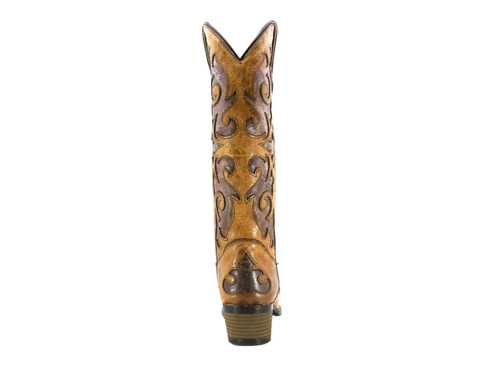 Bota Vaquera de Piel Mujer Bordado a mano Western Texaban