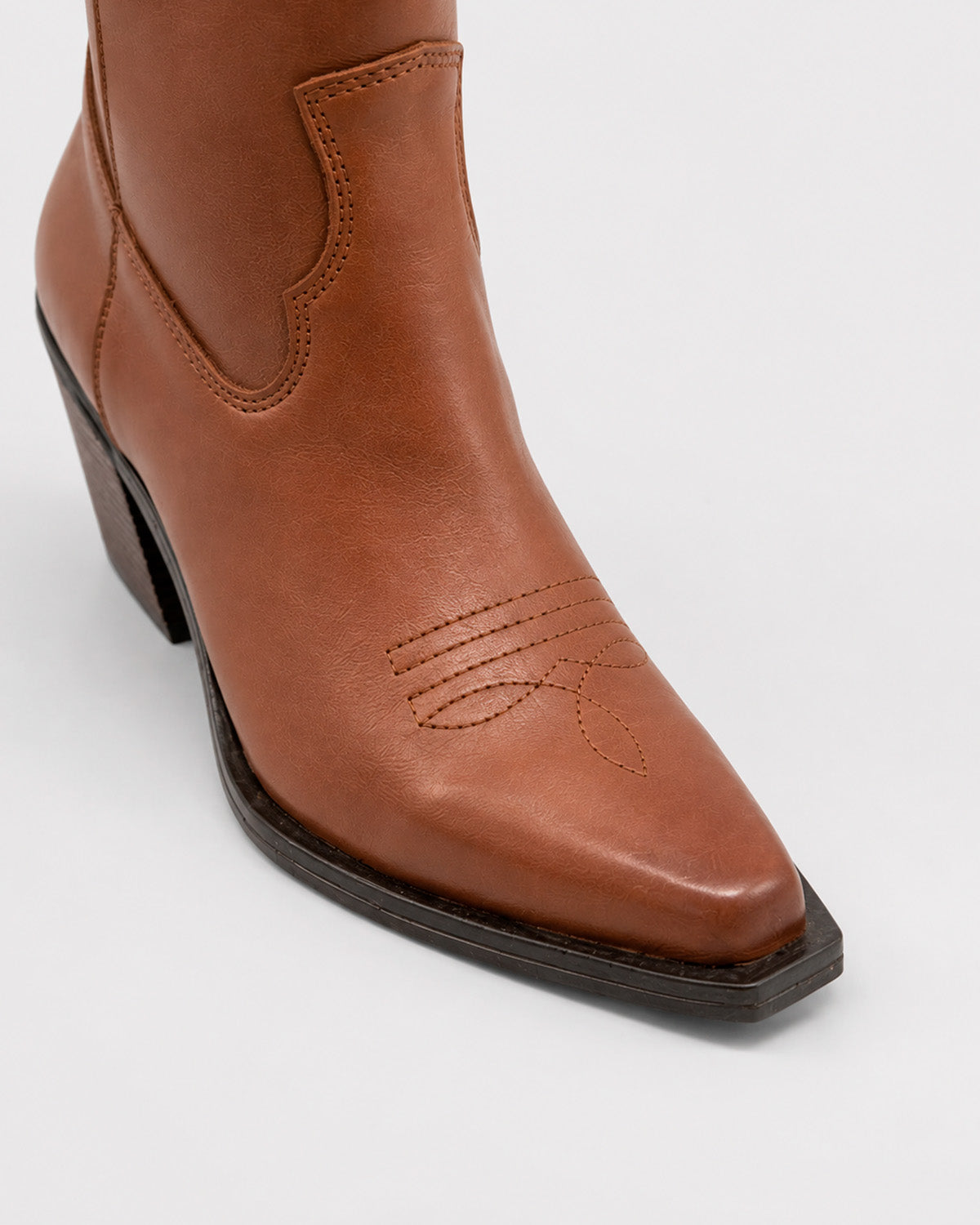Botin Vaquero Mujer Piel Western Cowboy Casual Alba Texaban