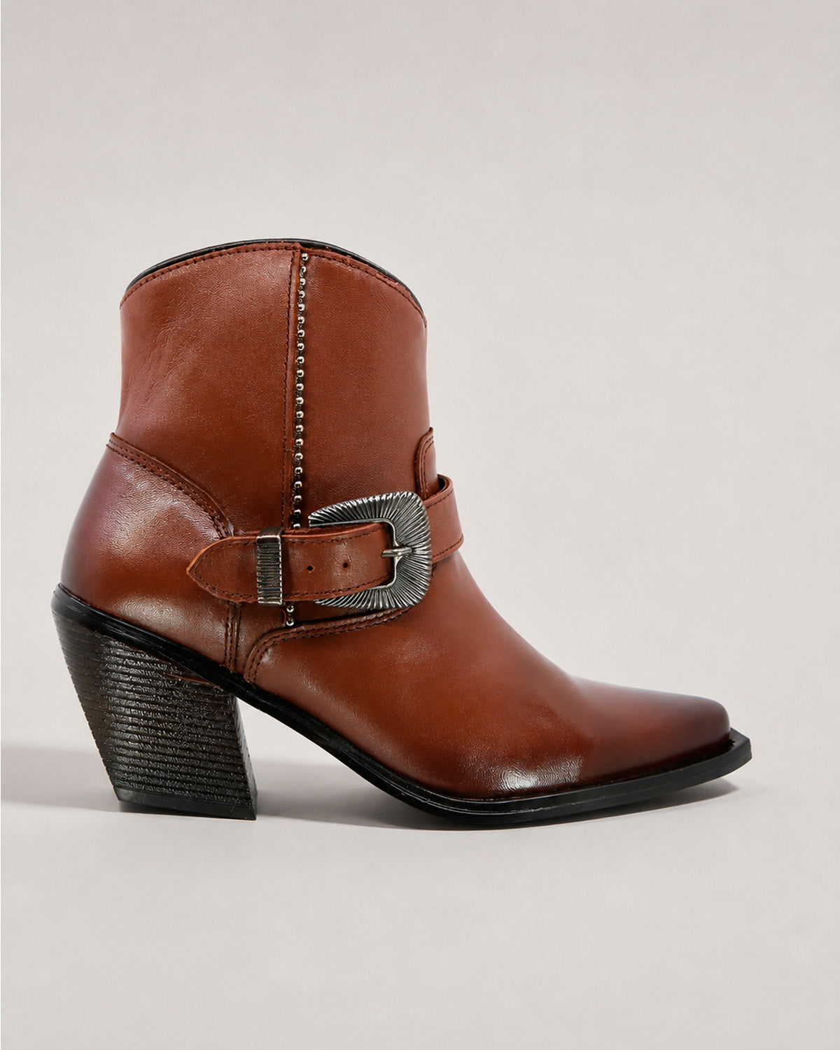 Botin Vaquero Mujer Piel Western Cowboy Casual Alba Texaban