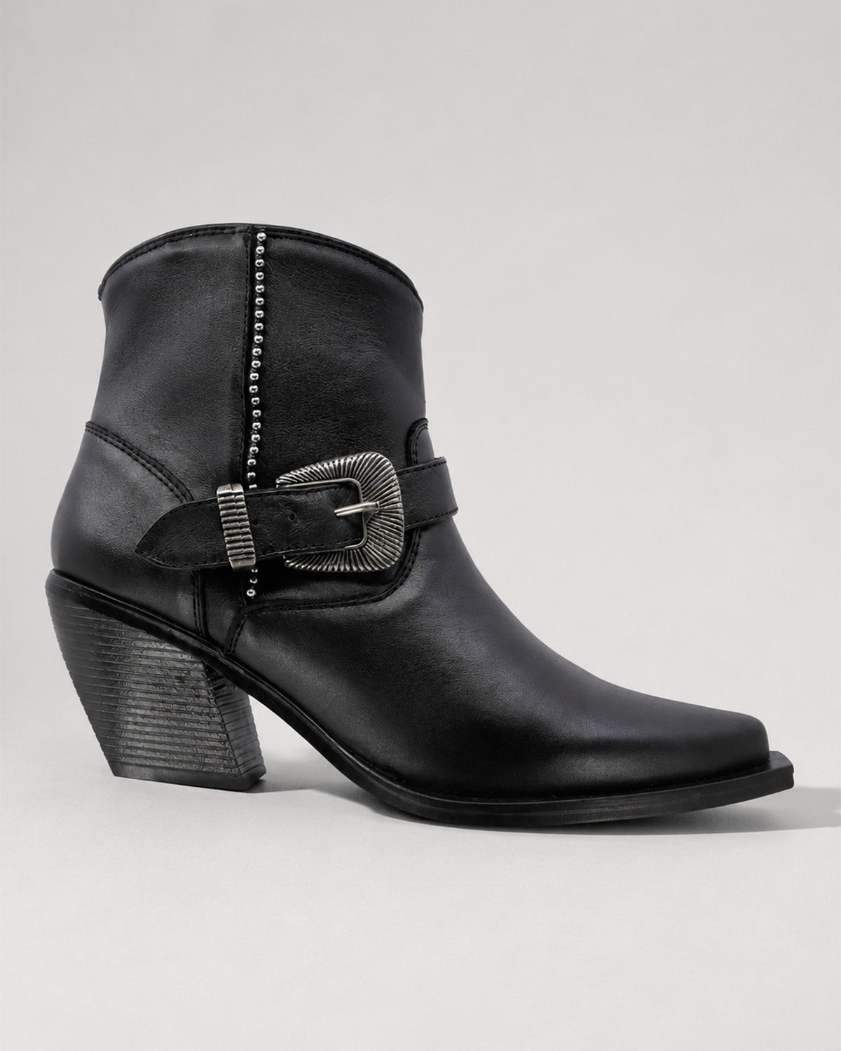 Botin Vaquero Mujer Piel Western Cowboy Casual Alba Texaban