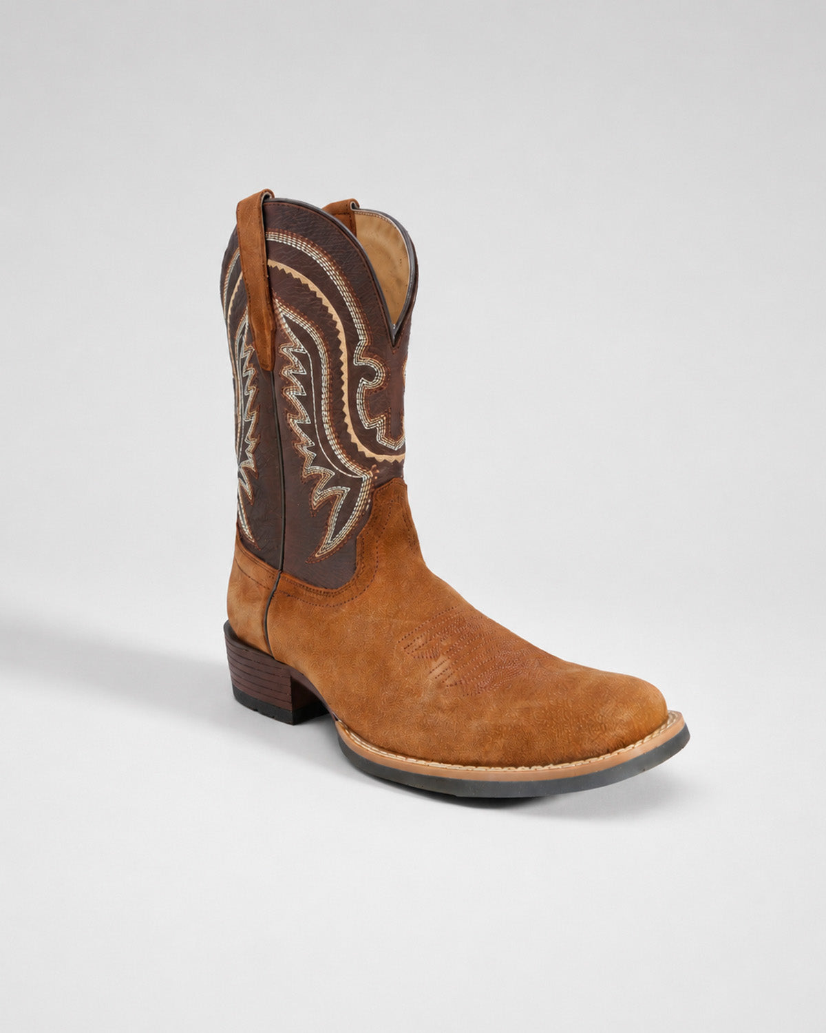 Bota Vaquera Piel Hombre Western Cowboy Rodeo Alamo Texaban