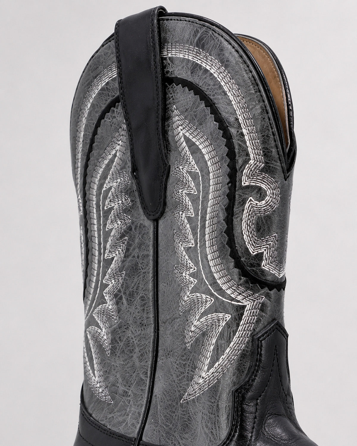 Bota Vaquera Piel 36462 Negro