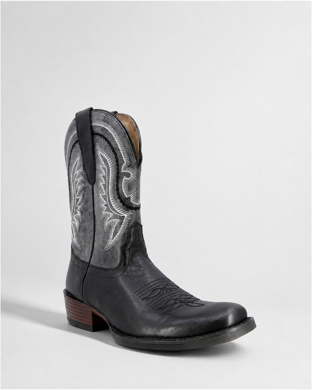 Bota Vaquera Piel Hombre Western Cowboy Rodeo Alamo Texaban